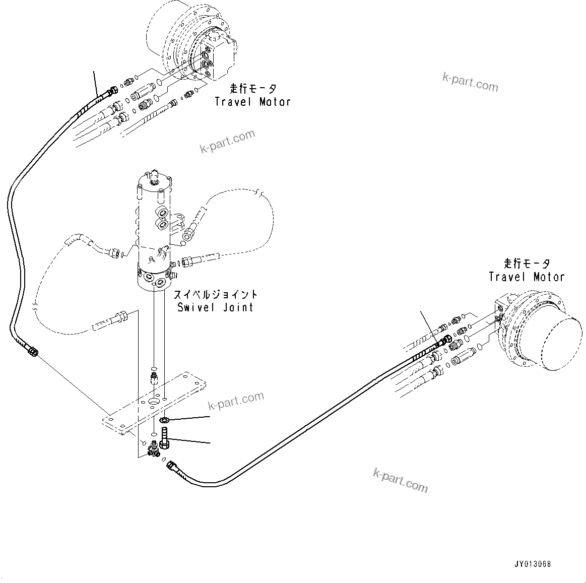 Komatsu parts book diagram for PC55MR-3 S/N 15001-UP: ДЧЇё МЪ ?С, ДЮЪЭ ”ZЉЗ, ЅІНЮЩ јЮ ?ІЭД (КЯЬ ?  ?ЭёЮЩ КЯЬ ? БЩД МЮЪ ?ДЮ •T)(#15001-15400)