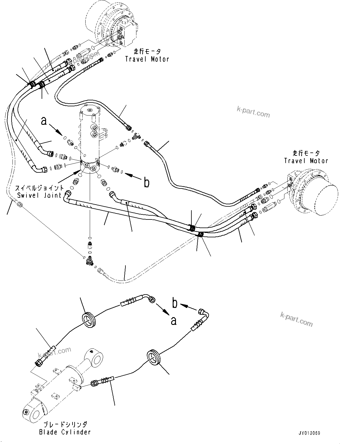 Komatsu parts book diagram for PC55MR-3 S/N 15001-UP: ДЧЇё МЪ ?С, ‘–ЌS У ?А ”ZЉЗ, ‰є•” (КЯЬ ?  ?ЭёЮЩ КЯЬ ? БЩД МЮЪ ?ДЮ)(#15401-)