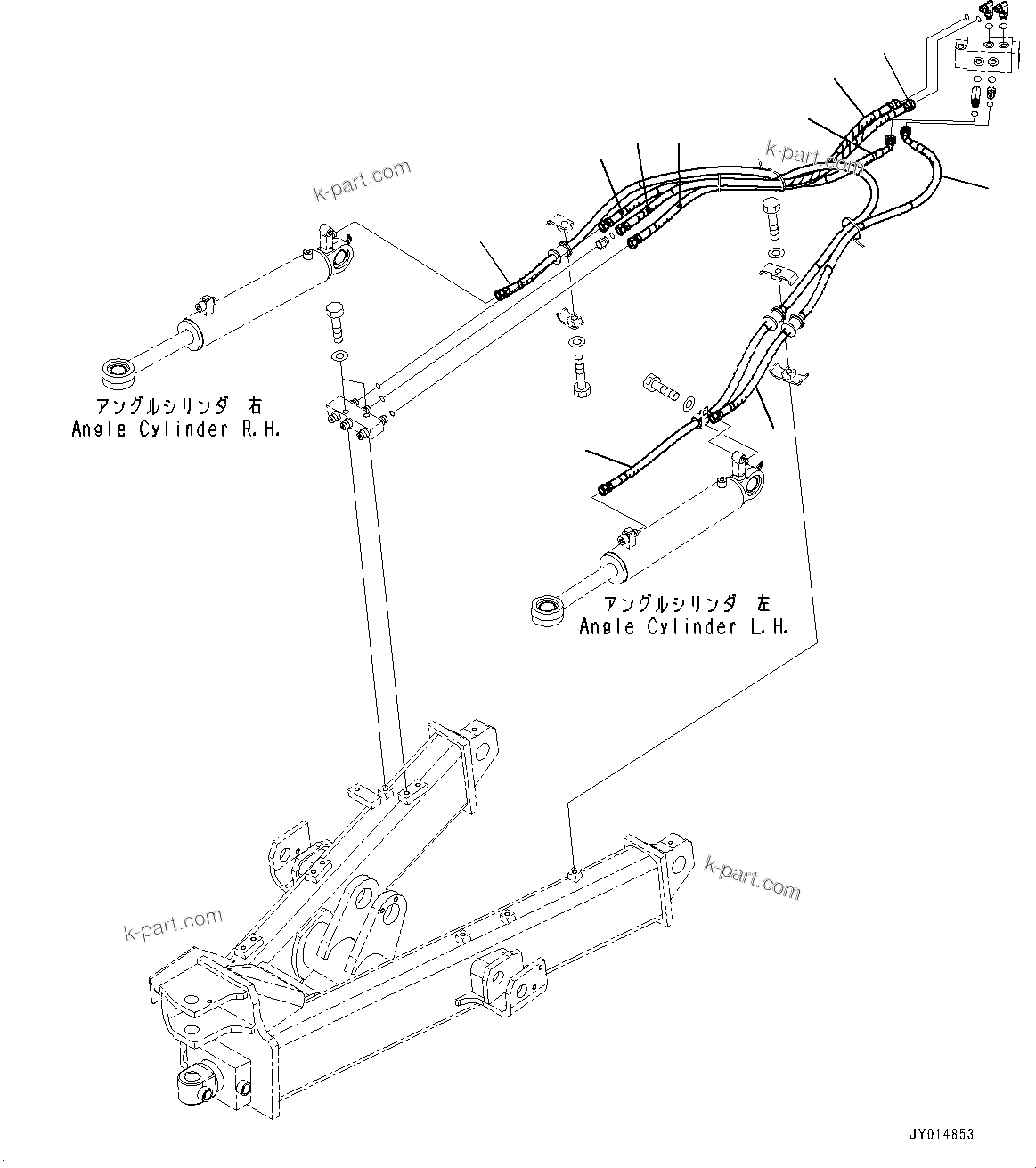Komatsu parts book diagram for PC55MR-3 S/N 15001-UP: ДЧЇё МЪ ?С, КЯЬ ?  ?ЭёЮЩ КЯЬ ? БЩД ”ZЉЗ (1/3)(#15401-)