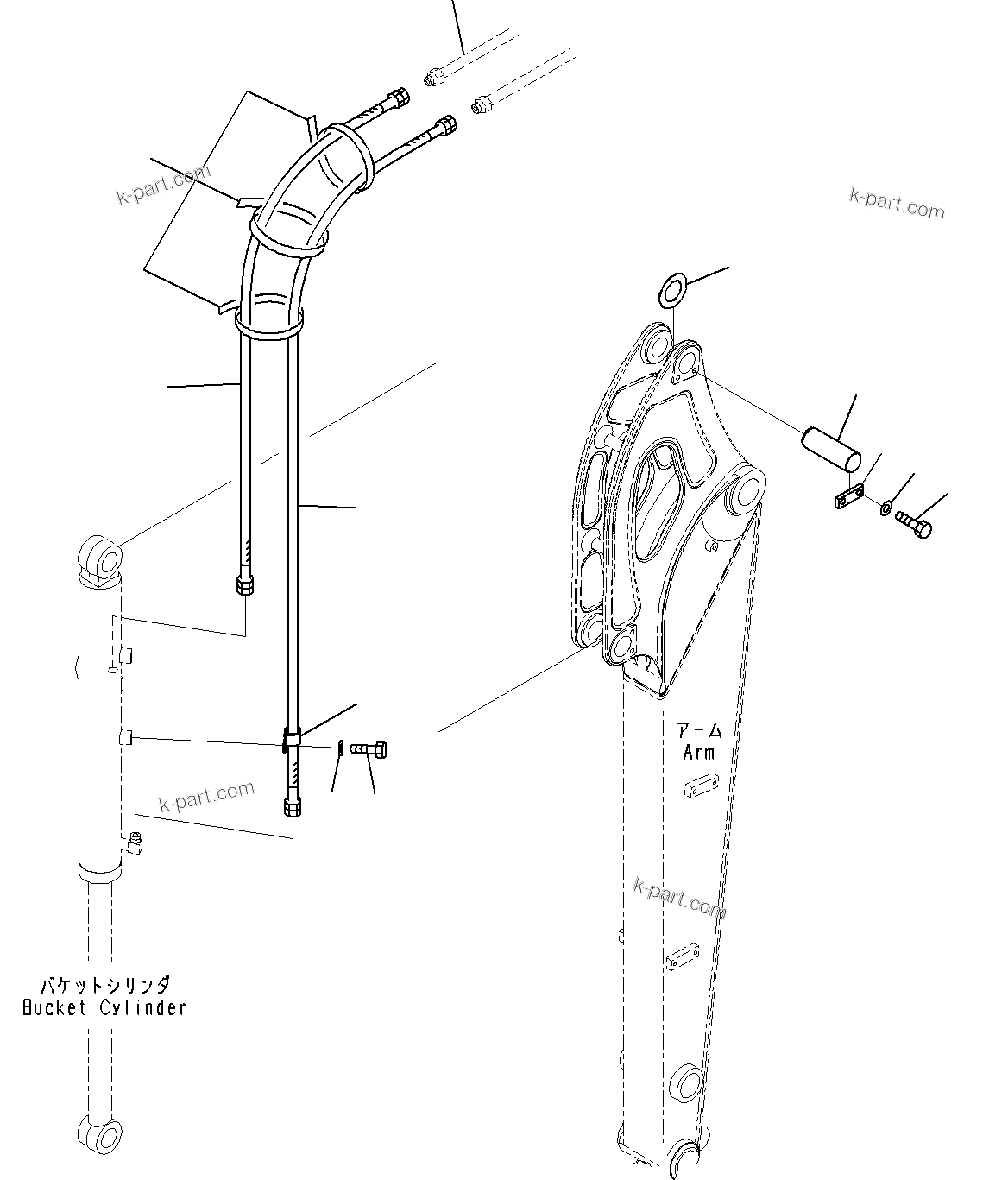 Komatsu parts book diagram for PC55MR-3 S/N 15001-UP: ? ?С ХЖЇД, КЮ№ЇД јШЭАЮ ”ZЉЗ(#18463-)