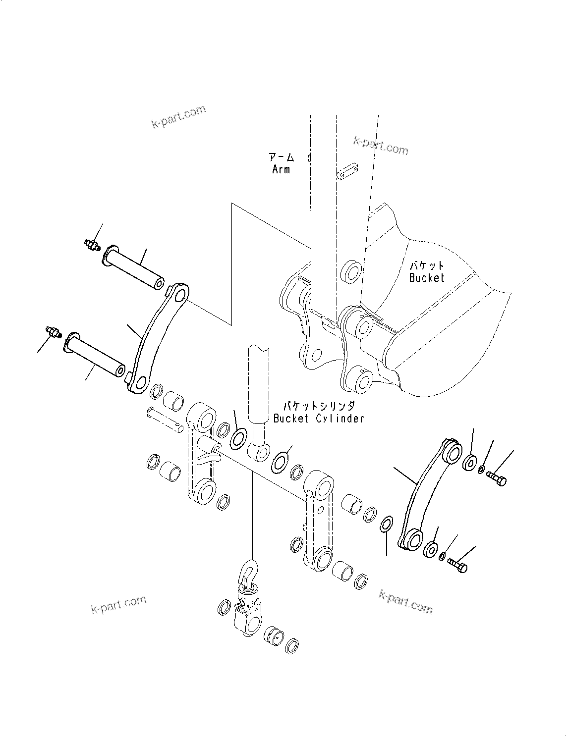 Komatsu parts book diagram for PC55MR-3 S/N 15001-UP: ? ?С ХЖЇД, КЮ№ЇД ШЭё ( ? ?С ёЪ ?Э •T)(#18288-)