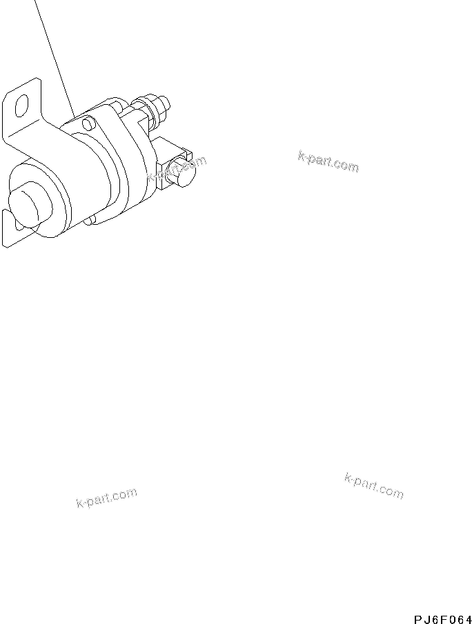 Komatsu parts book diagram for SAA4D107E-1D S/N 26527701-UP (For PC160LC-8): HEATER SWITCH (#26527701-)