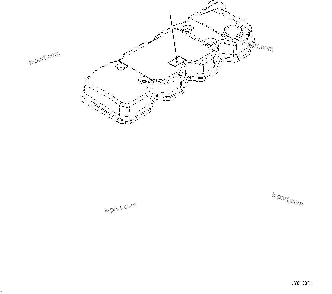 Komatsu parts book diagram for SAA4D107E-1D S/N 26527701-UP (For PC160LC-8): CAUTION PLATES (#26599197-)