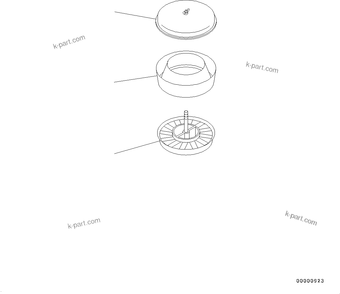 Komatsu parts book diagram for D65PX-16 S/N 80001-UP: ґ ? ? ёШ ?Е, МЯШёШ ?Е Ќ\ђ ?•”•I (‹Z‹CКЯІМЯ МЯШёШ ?Е•T •T)(#80001-)