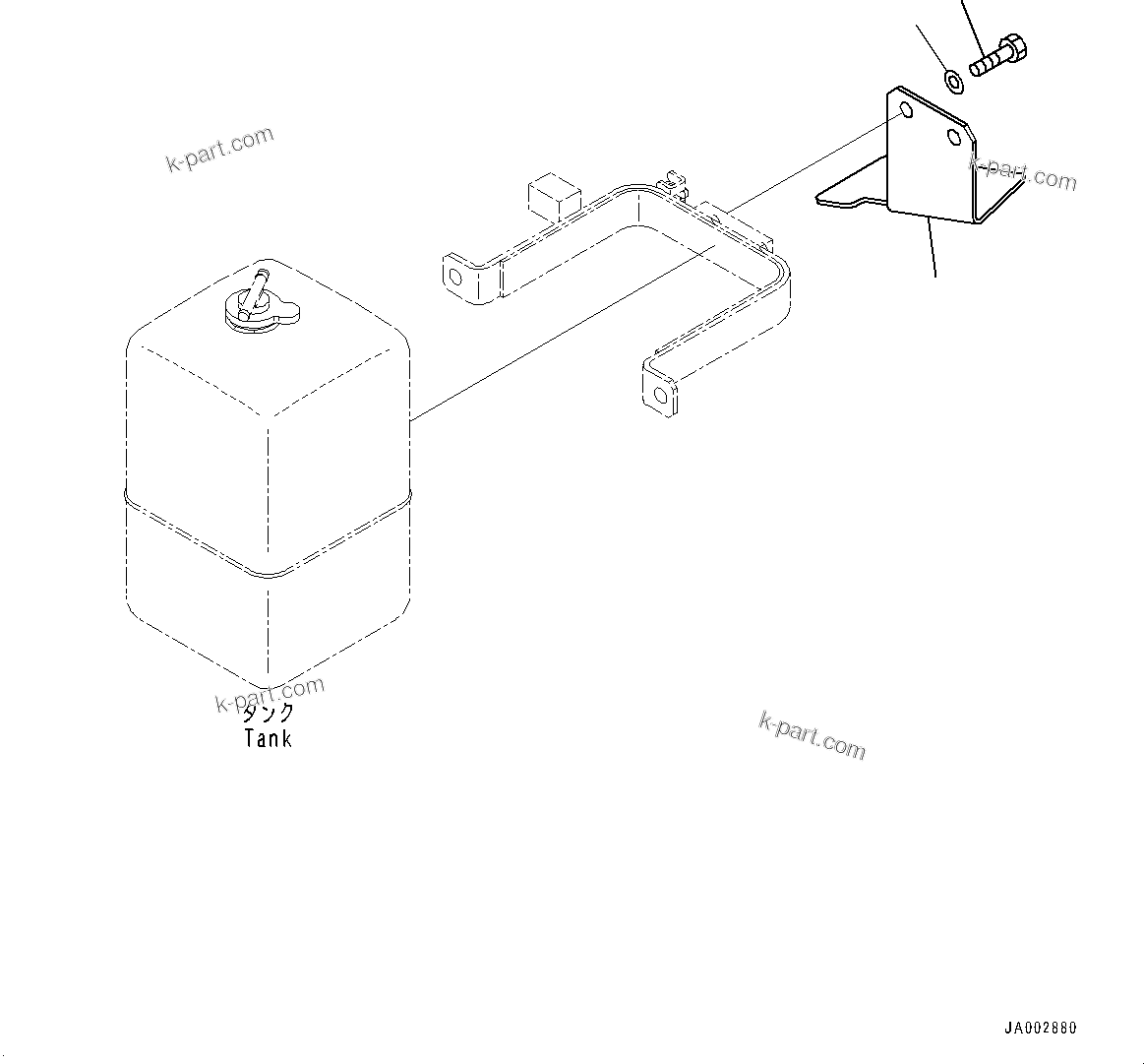 Komatsu parts book diagram for D65PX-16 S/N 80001-UP: ?Ю ?ДЮ, (#80001-)