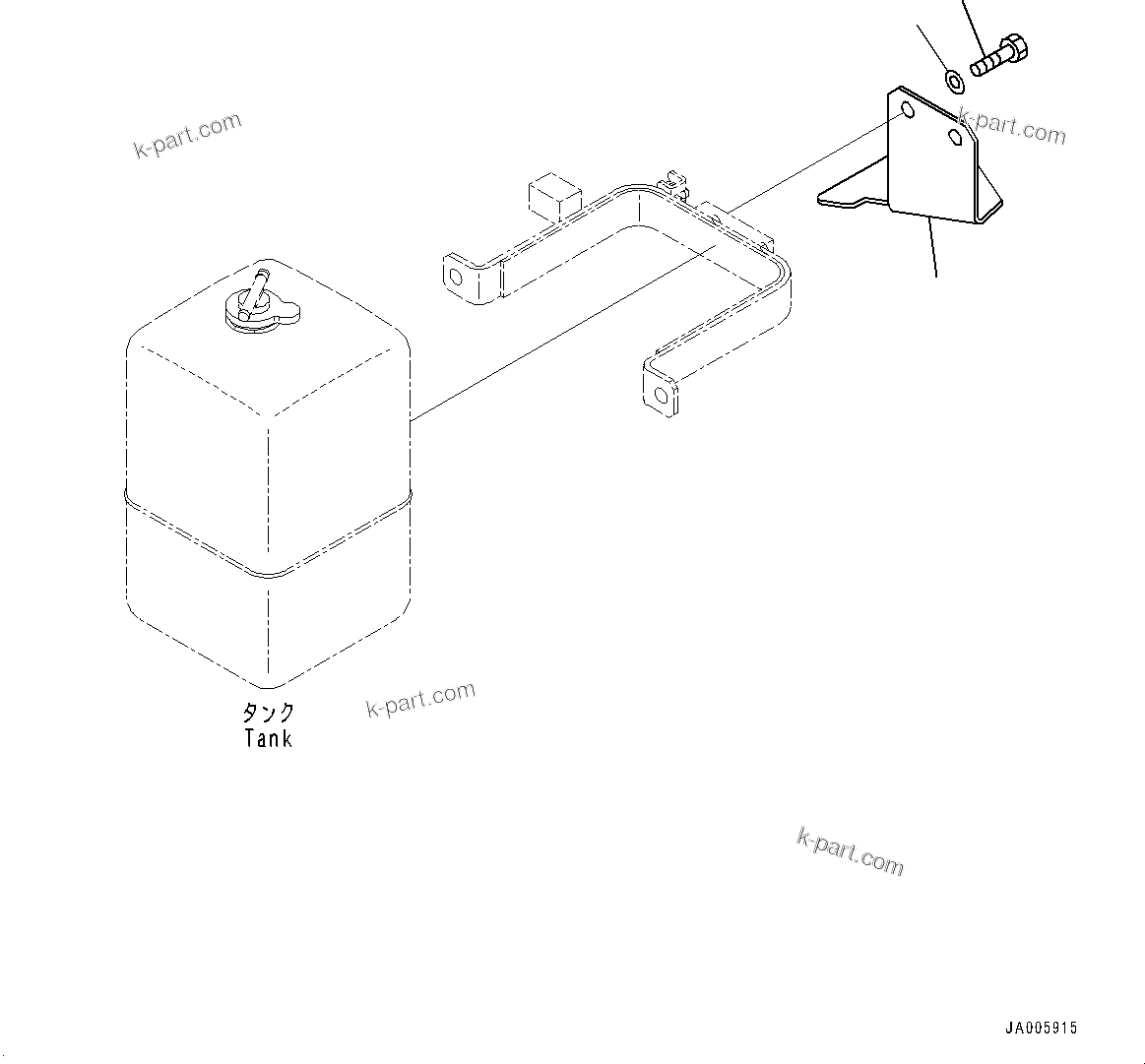 Komatsu parts book diagram for D65PX-16 S/N 80001-UP: ?Ю ?ДЮ, (ЋY”PЋD—L)(#80001-)