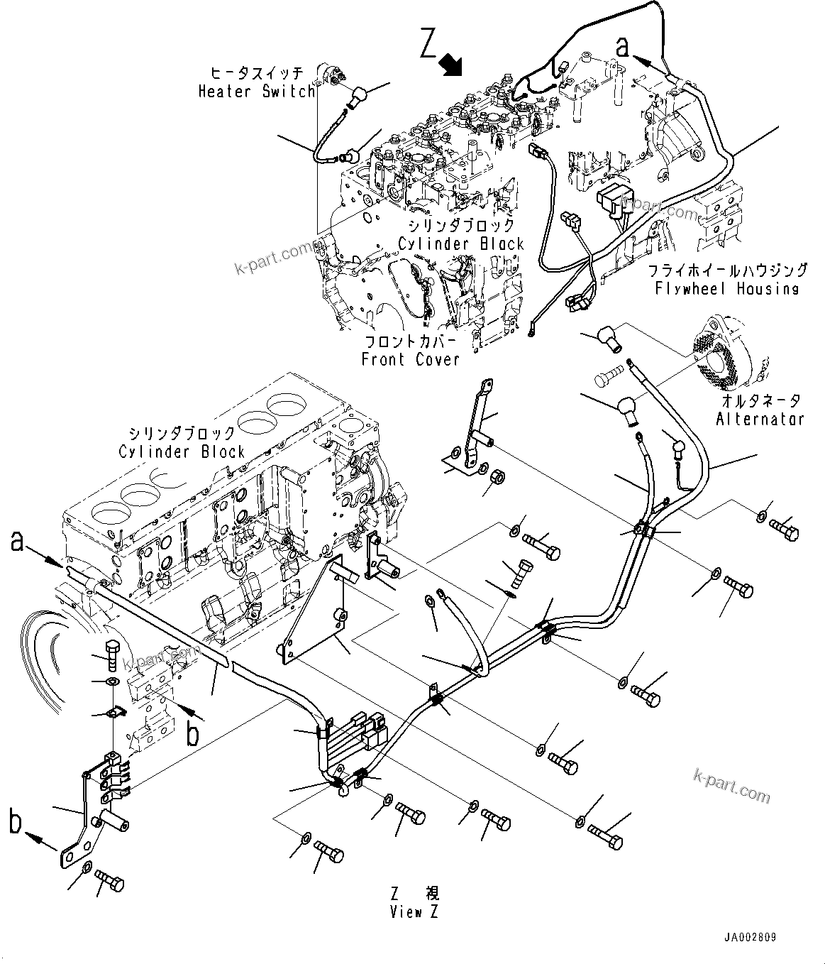 Komatsu parts book diagram for D65PX-16 S/N 80001-UP: ґЭјЮЭ ЬІФШЭёЮК ?ИЅ, ЬІФШЭёЮК ?ИЅҐМЮЧ№ЇД(#80001-80944)