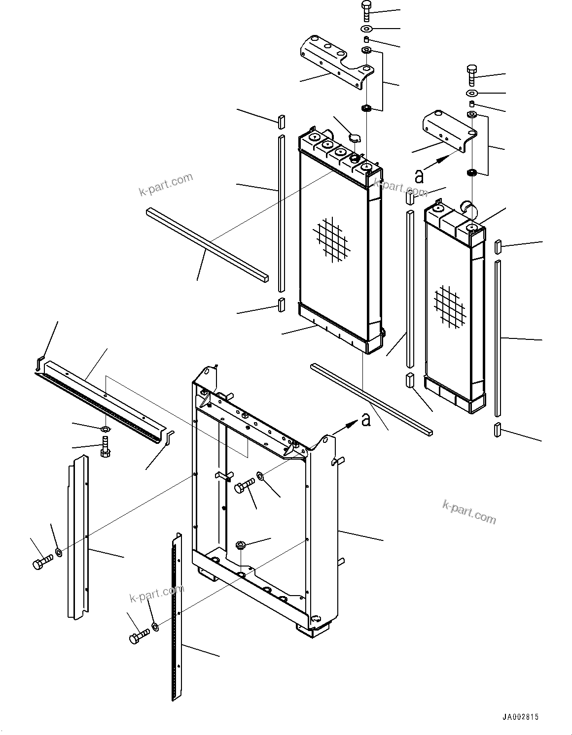 Komatsu parts book diagram for D65PX-16 S/N 80001-UP: ЧјЮґ ?А, ЧјЮґ ?А є ?Ґ ?МАё ?Ч(#80001-)