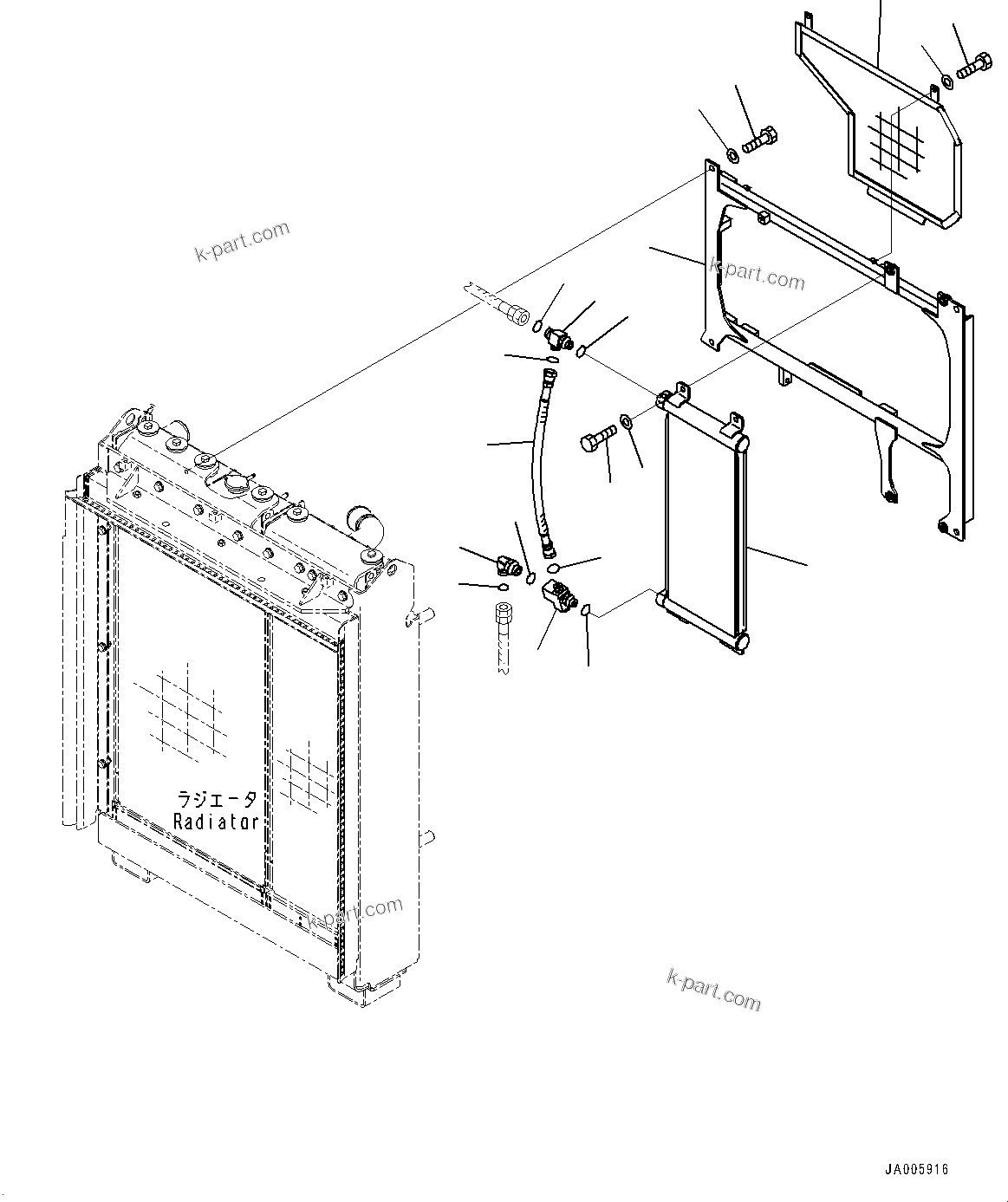 Komatsu parts book diagram for D65PX-16 S/N 80001-UP: ЧјЮґ ?А, МЪ ?С (ЋY”PЋD—L —P)(#80001-)