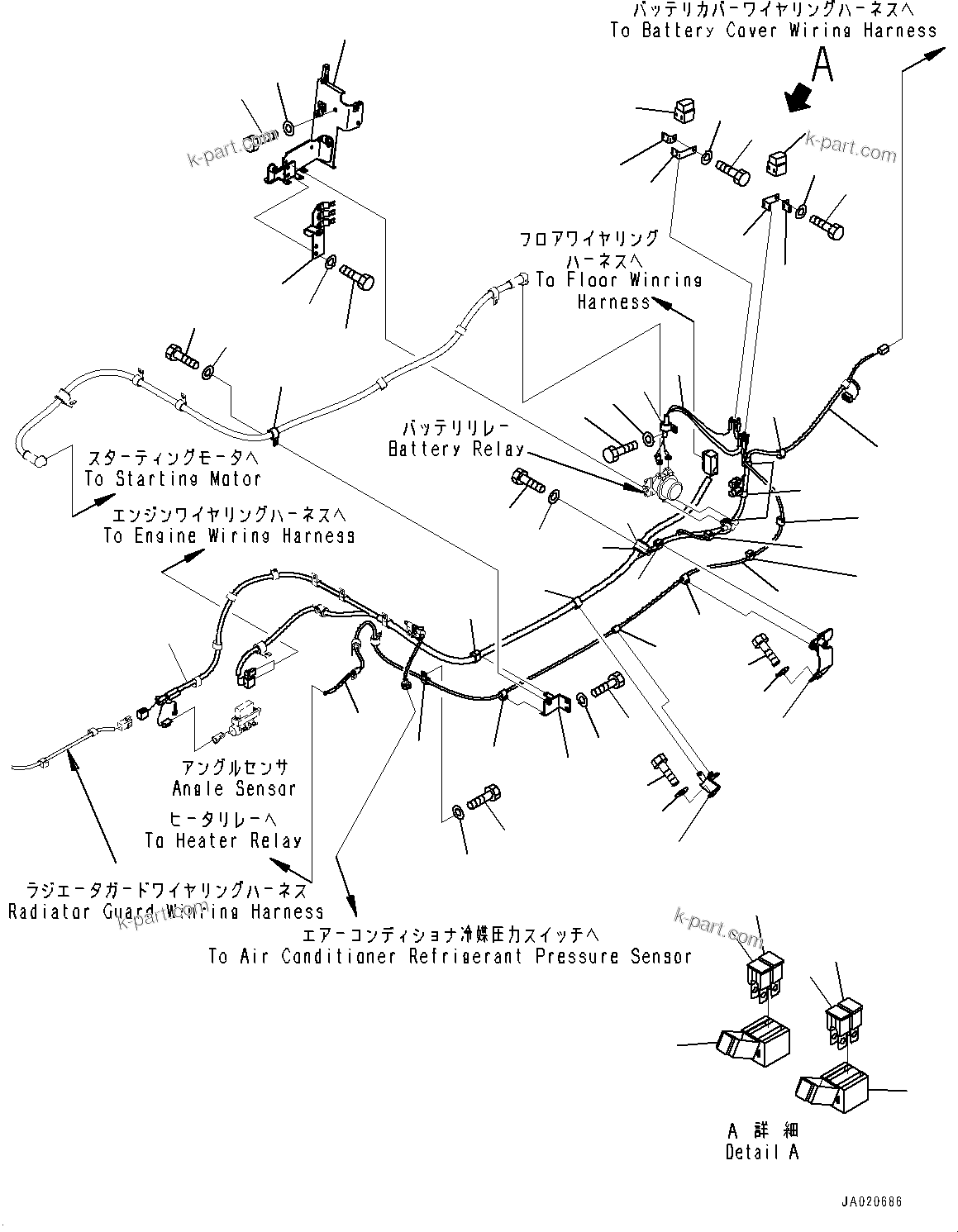 Komatsu parts book diagram for D65PX-16 S/N 80001-UP: ґЪёДШЇё ЬІФШЭёЮК ?ИЅ, ЬІФШЭёЮК ?ИЅҐМЮЧ№ЇД(#81040-83587)