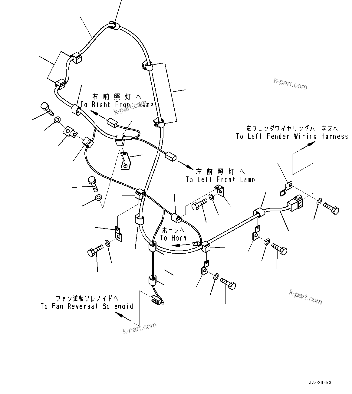 Komatsu parts book diagram for D65PX-16 S/N 80001-UP: ґЪёДШЇё ЬІФШЭёЮК ?ИЅ, ЬІФШЭёЮК ?ИЅҐёШЇМЯ(#80001-)