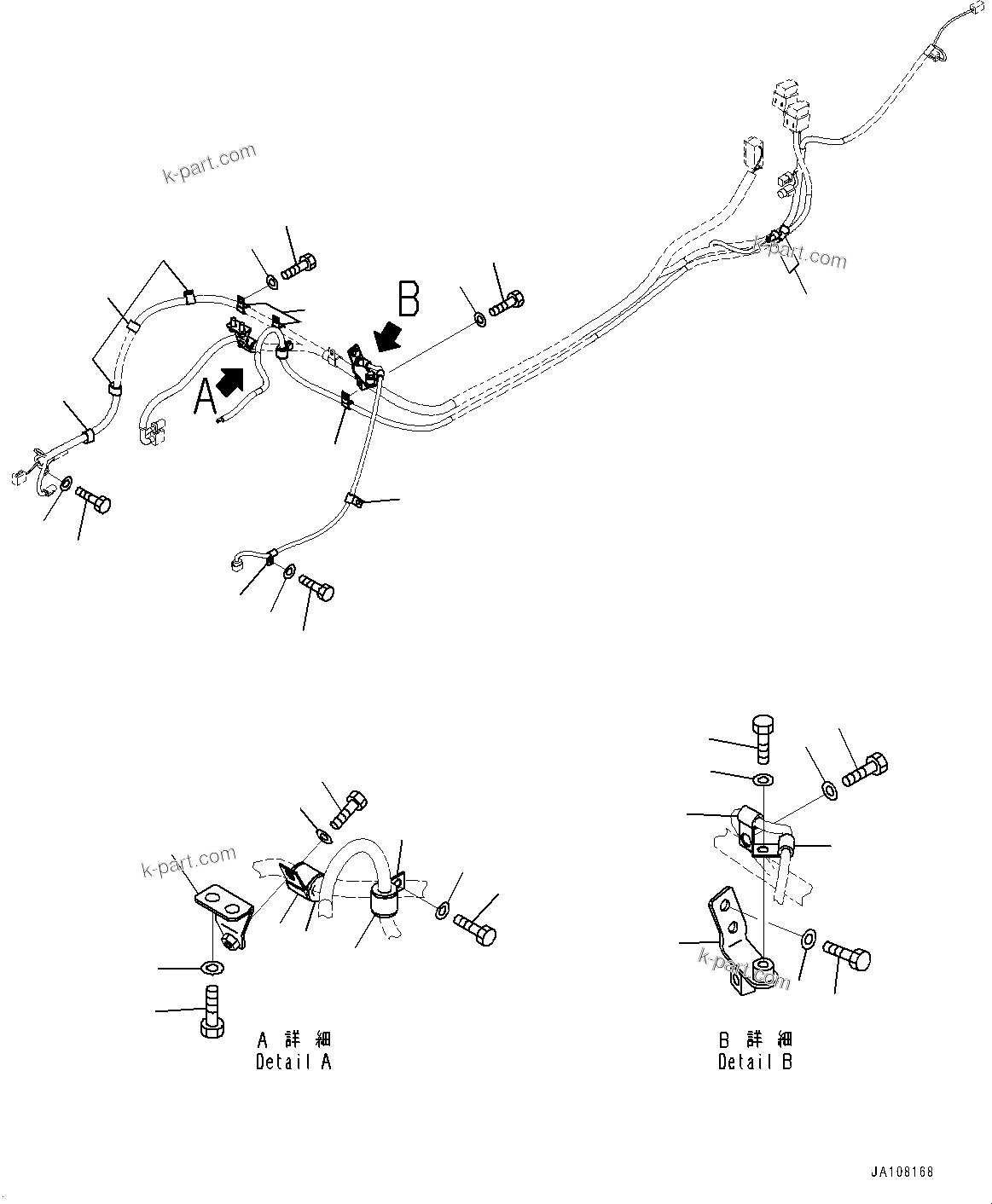 Komatsu parts book diagram for D65PX-16 S/N 80001-UP: ґЪёДШЇё ЬІФШЭёЮК ?ИЅ, МЮЧ№ЇД (ЋY”PЋD—L —P)(#83588-)