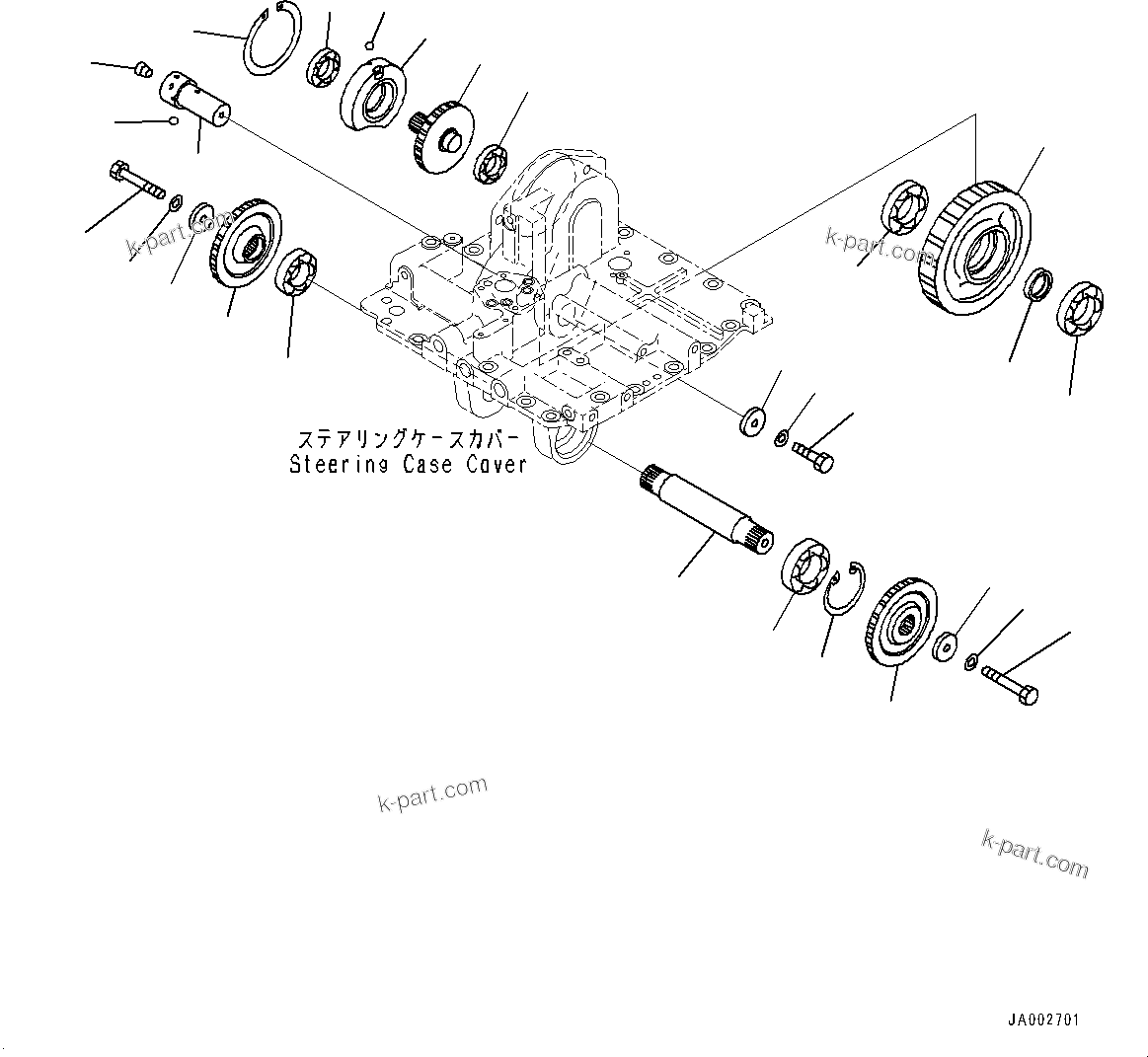 Komatsu parts book diagram for D65PX-16 S/N 80001-UP: КЯЬ ? ДЪІЭ, H.S.S.  ?ЮФ ?(#80001-)