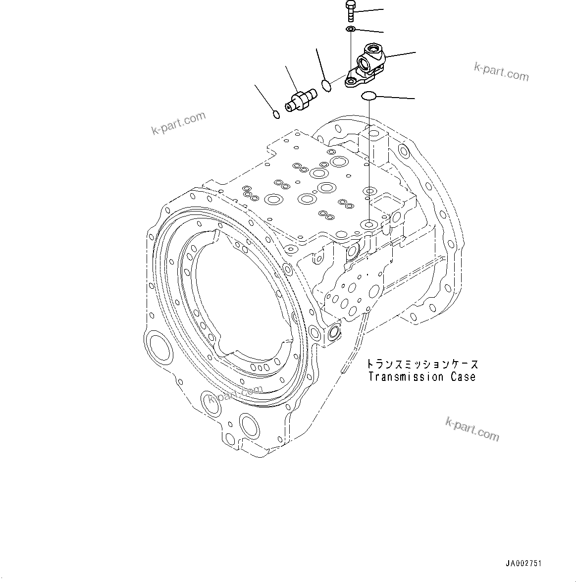 Komatsu parts book diagram for D65PX-16 S/N 80001-UP: КЯЬ ? ДЪІЭ, МЮЫЇё(#80001-)
