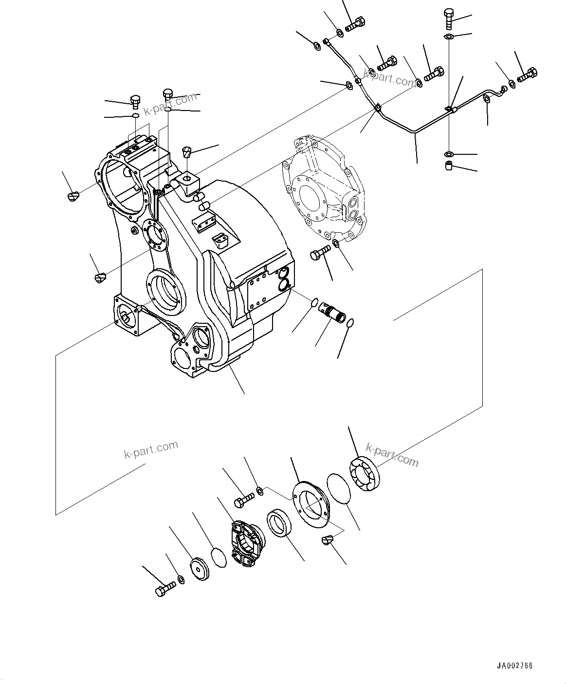 Komatsu parts book diagram for D65PX-16 S/N 80001-UP: КЯЬ ? ДЪІЭ, ДЩё єЭКЮ ?А № ?Ѕ(#80001-)