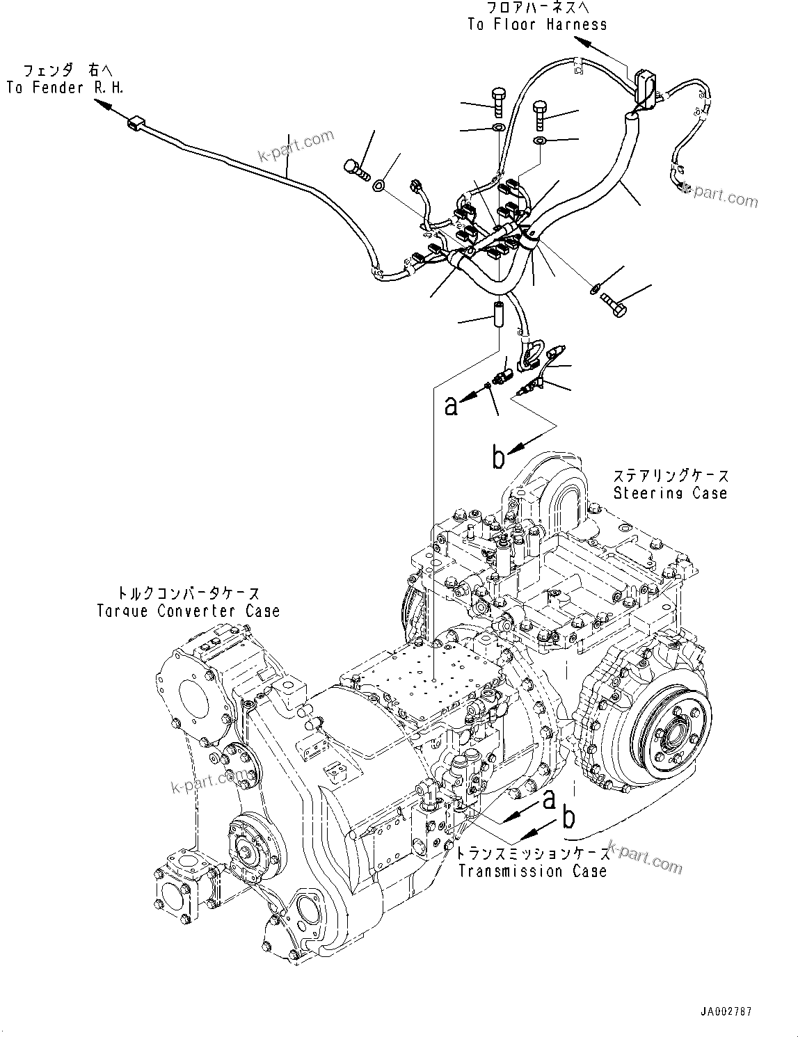 Komatsu parts book diagram for D65PX-16 S/N 80001-UP: КЯЬ ? ДЪІЭ, ЬІФШЭёЮК ?ИЅ(#80001-)