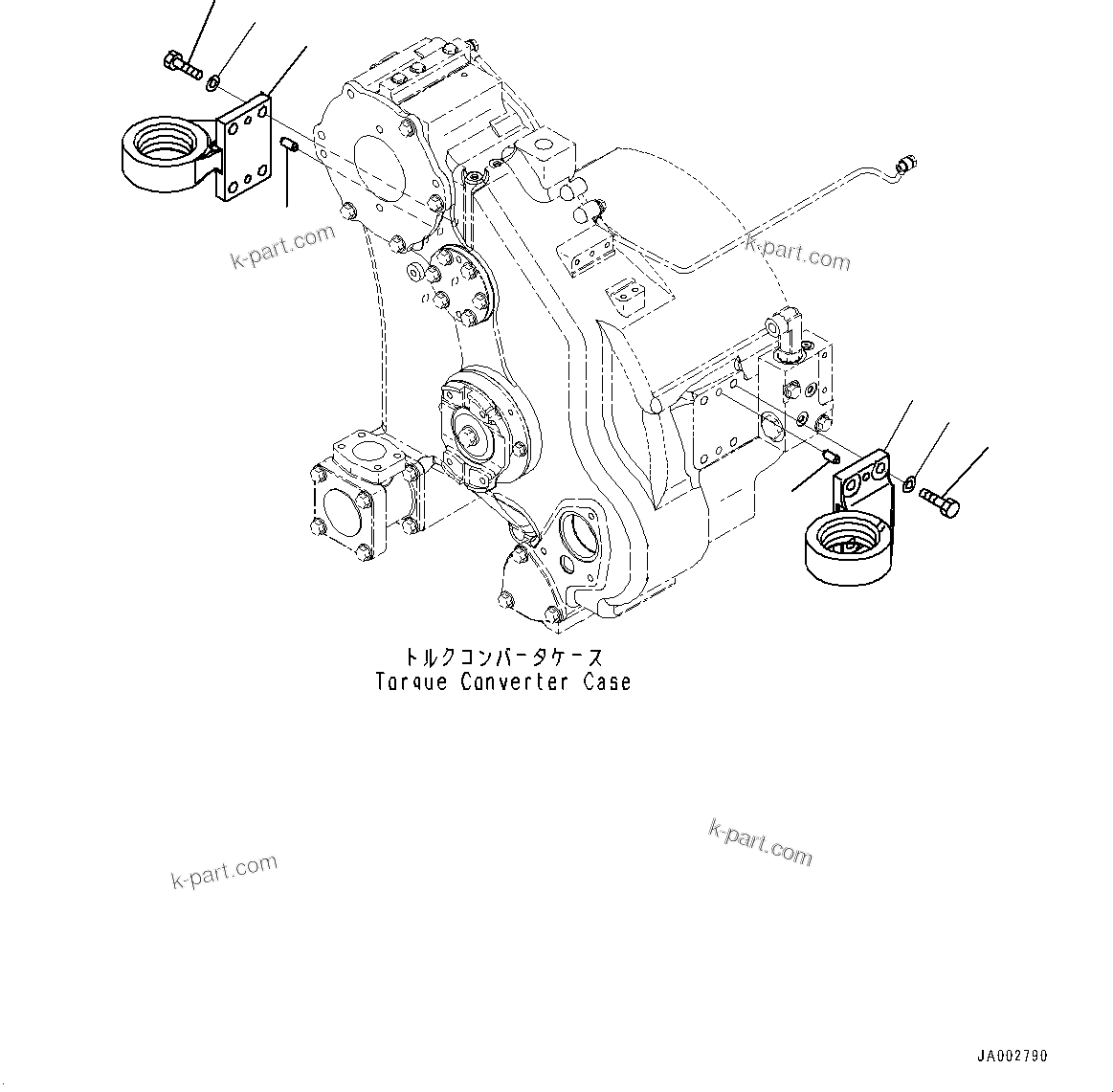 Komatsu parts book diagram for D65PX-16 S/N 80001-UP: КЯЬ ? ДЪІЭ, Ћж•T‚Ї (2/2)(#80001-)
