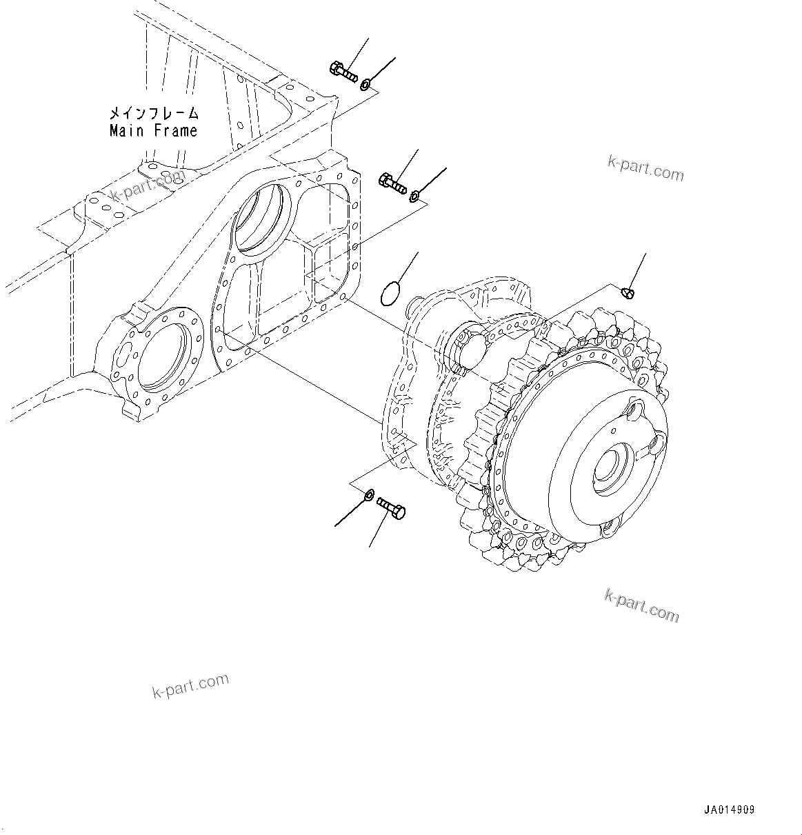 Komatsu parts book diagram for D65PX-16 S/N 80001-UP: М ?ІЕЩ ДЮЧІМЮ, Ћж•T‚Ї(#80001-)
