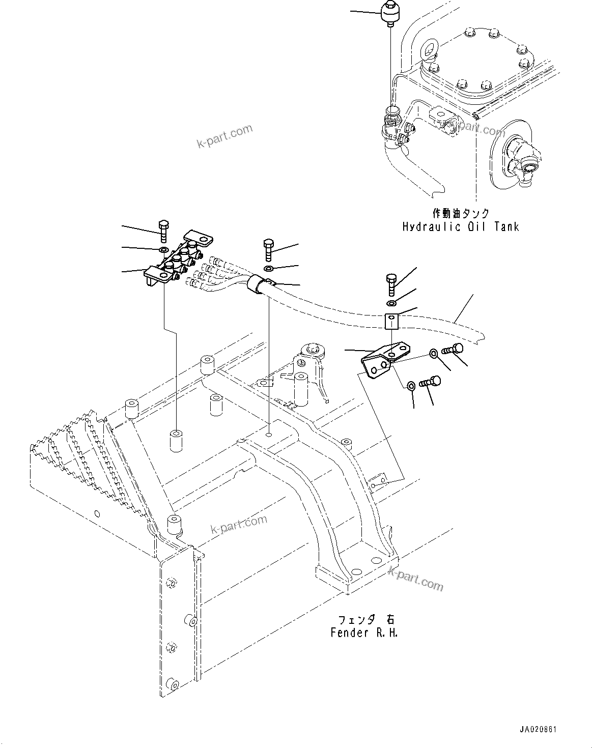 Komatsu parts book diagram for D65PX-16 S/N 80001-UP: КЯЬ ? ДЪІЭ ”ZЉЗ, МЮЧ№ЇД(#80001-)