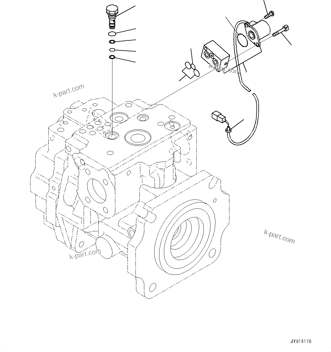 Komatsu parts book diagram for D65PX-16 S/N 80001-UP: –ы€іОЯЭМЯҐУ ?А, HSS ОЯЭМЯ (7/7)(#80001-)