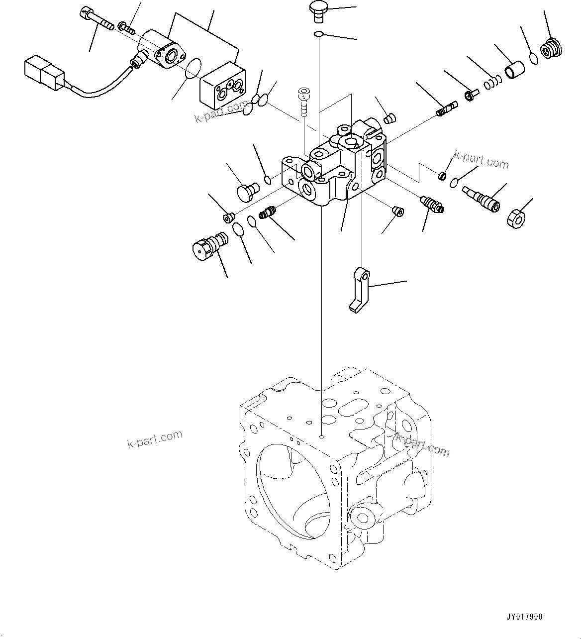 Komatsu parts book diagram for D65PX-16 S/N 80001-UP: –ы€іОЯЭМЯҐУ ?А, М ?Э ОЯЭМЯ (4/6)(#80001-)