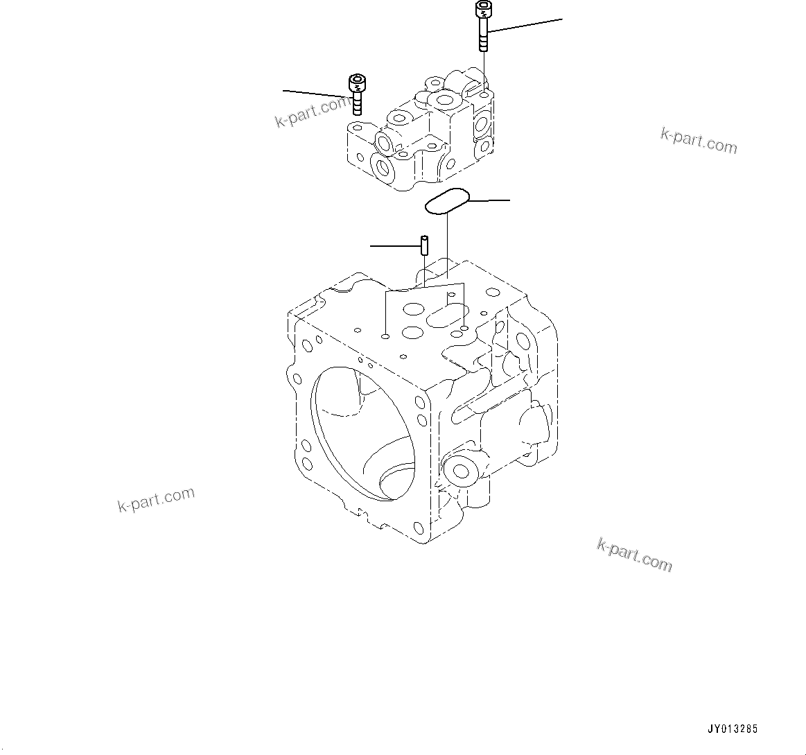 Komatsu parts book diagram for D65PX-16 S/N 80001-UP: –ы€іОЯЭМЯҐУ ?А, М ?Э ОЯЭМЯ (5/6)(#80001-)