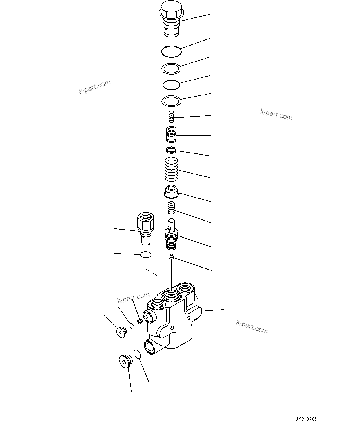 Komatsu parts book diagram for D65PX-16 S/N 80001-UP: ДЮ ? ?Ю МЮЪ ?ДЮ ШМД јШЭАЮ ”ZЉЗ, ёІЇё ДЮЫЇМЯ КЮЩМЮ(#80001-)