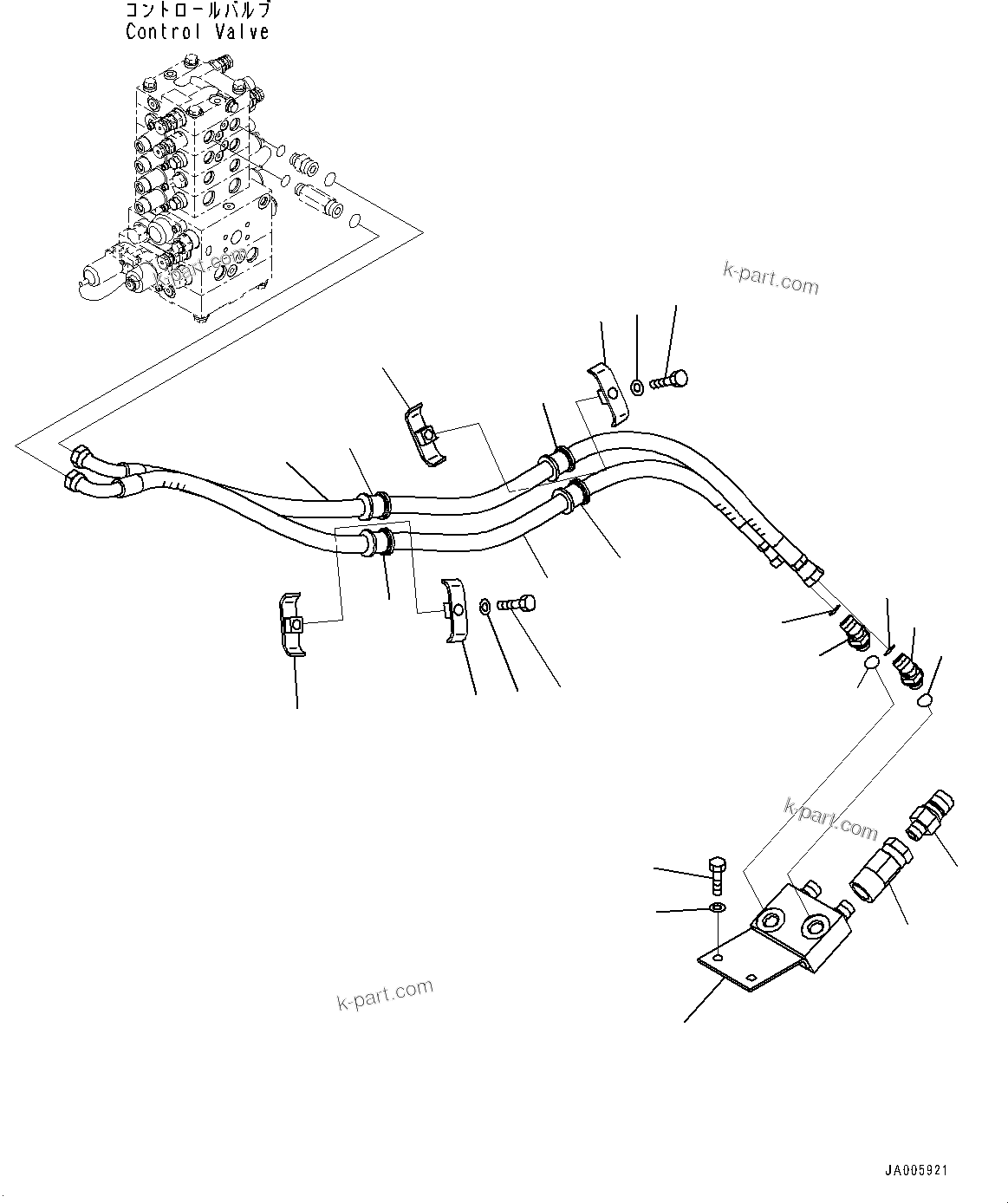 Komatsu parts book diagram for D65PX-16 S/N 80001-UP: ШФ ? –ы€і ”ZЉЗ, (Њг•ы 1  ?АЇБТЭД ”_ЌK—P)(#80001-)