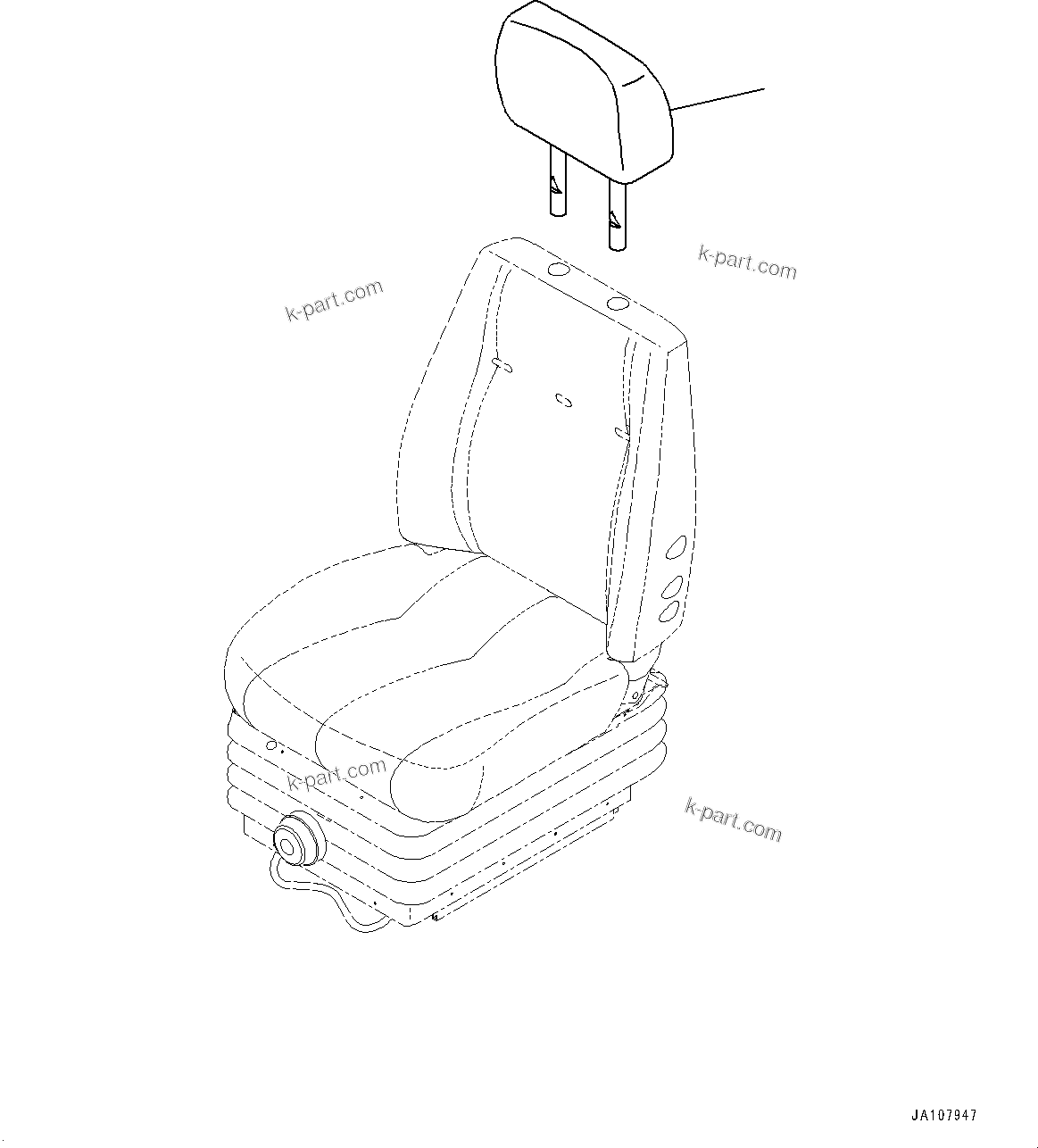 Komatsu parts book diagram for D65PX-16 S/N 80001-UP: ?НЯЪ ?А ј ?Д, НЇДЮЪЅД ( ?ЅНЯЭј ?Э АІМЯ, ШёЧІЖЭёЮ, НЇДЮЪЅД)(#80001-)