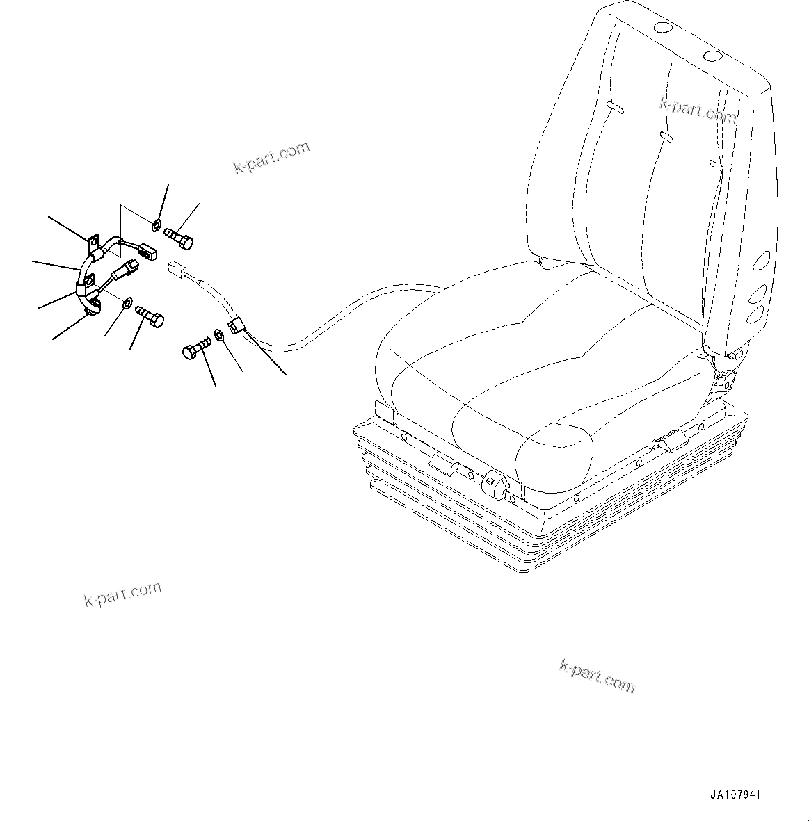 Komatsu parts book diagram for D65PX-16 S/N 80001-UP: ?НЯЪ ?А ј ?Д, ЬІФШЭёЮК ?ИЅ (ґ ? ?  ?ЅНЯЭј ?Э АІМЯ)(#80001-)