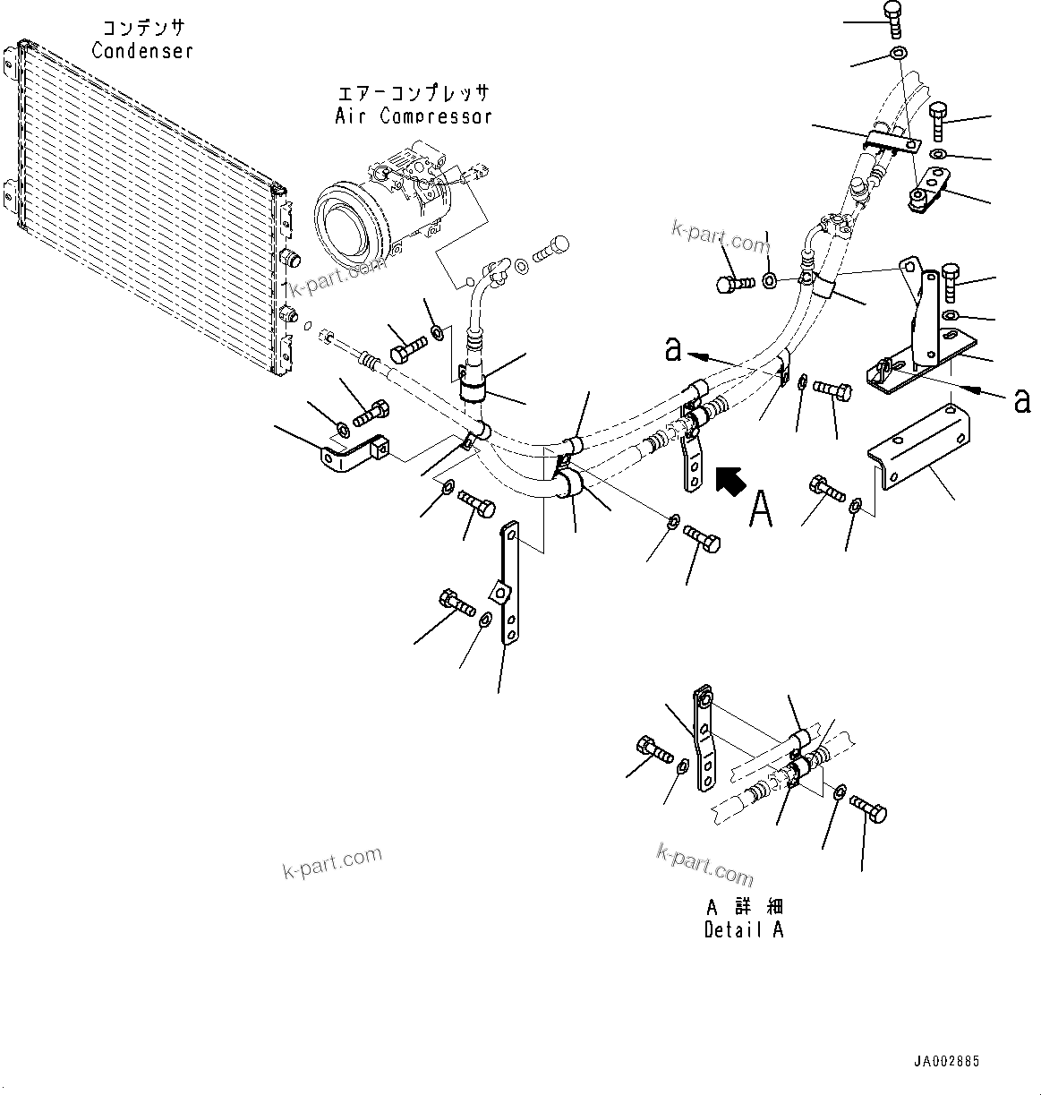 Komatsu parts book diagram for D65PX-16 S/N 80001-UP: ґ ?єЭ ХЖЇД, ”ZЉЗЋж•T‚Ї(#80001-83587)