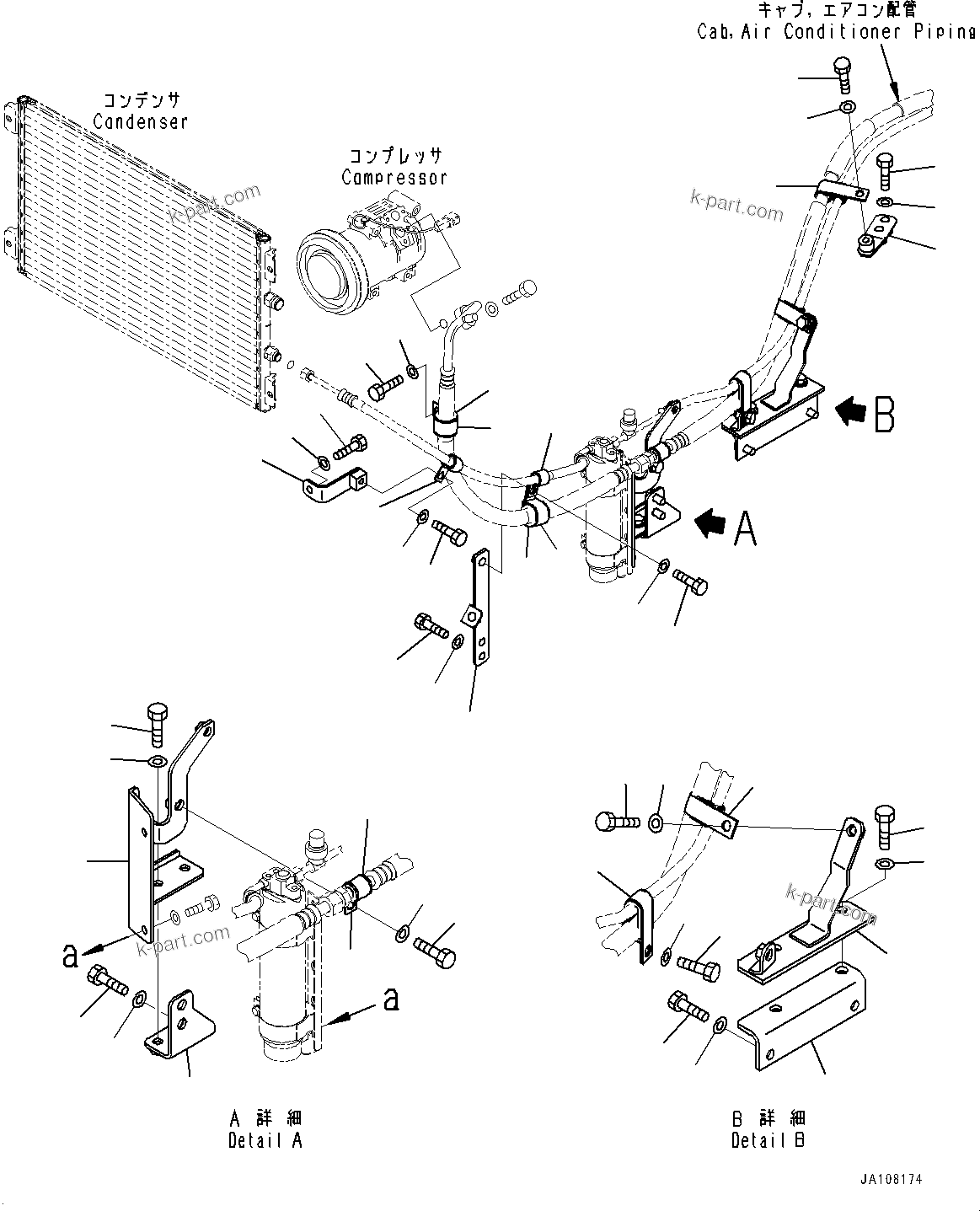 Komatsu parts book diagram for D65PX-16 S/N 80001-UP: ґ ?єЭ ХЖЇД, ”ZЉЗЋж•T‚Ї(#83588-)