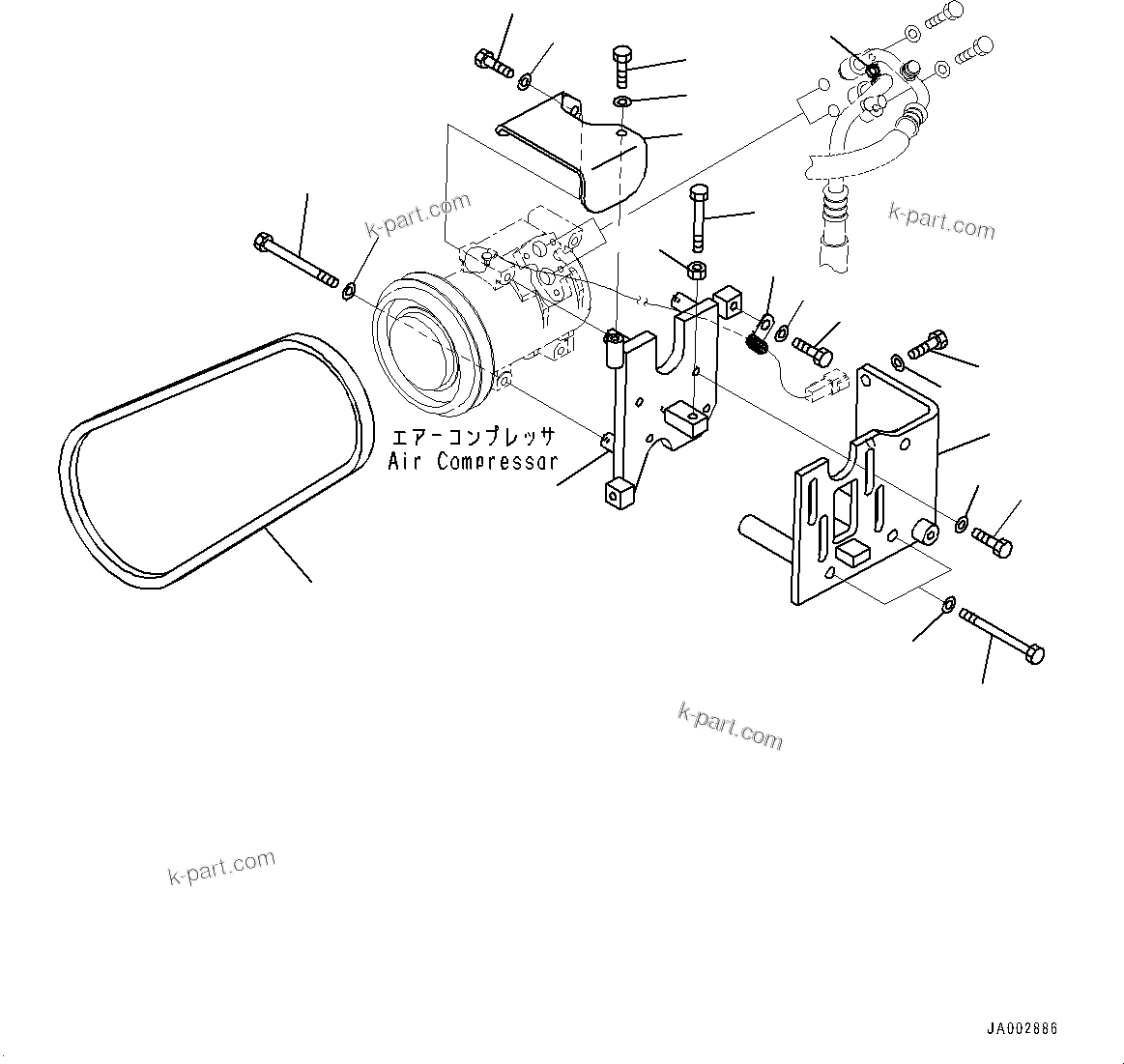 Komatsu parts book diagram for D65PX-16 S/N 80001-UP: ґ ?єЭ ХЖЇД, ґ ?єЭ ХЖЇД Ћж•T‚Ї(#80001-81184)