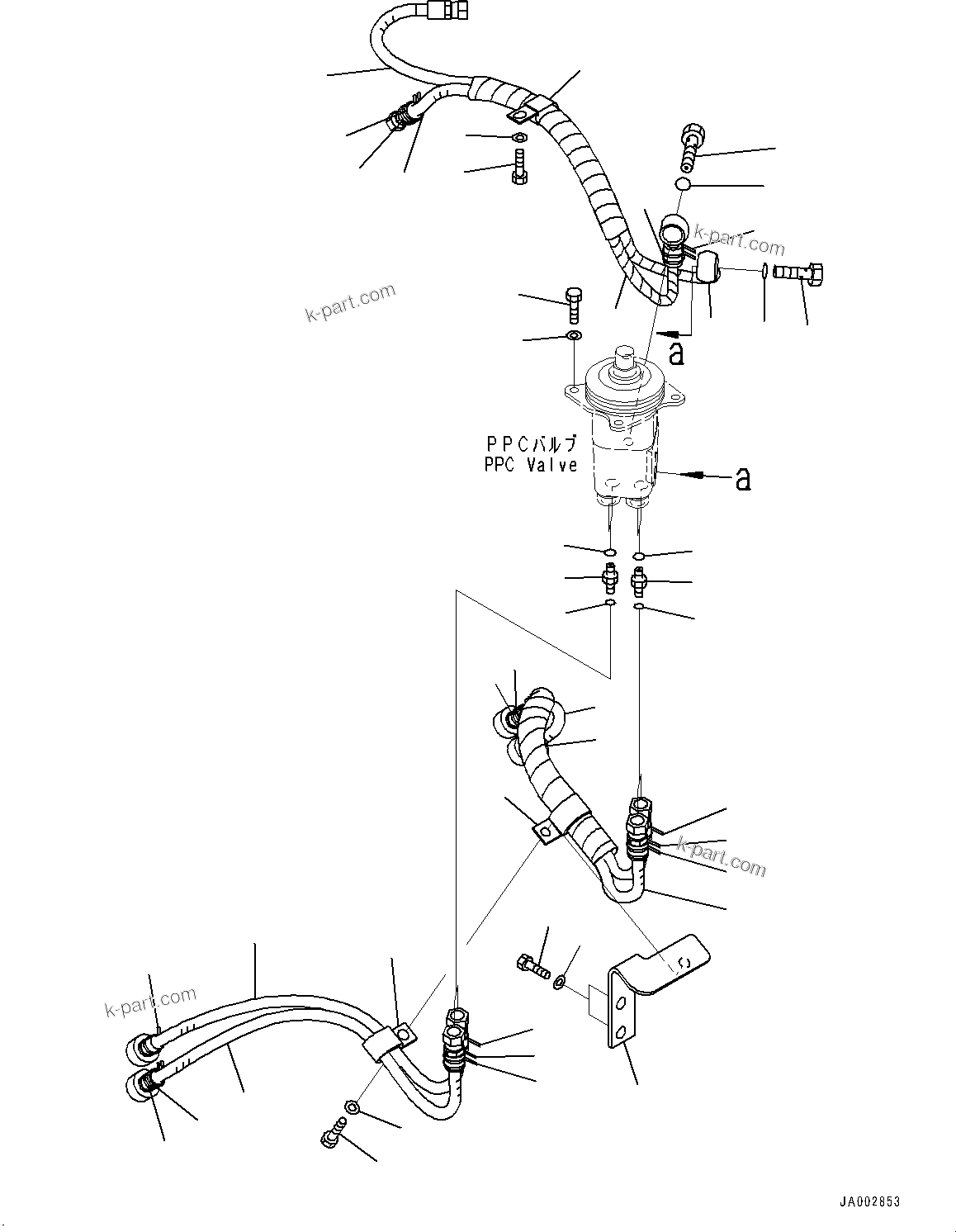 Komatsu parts book diagram for D65PX-16 S/N 80001-UP: ДЮ ? ?Ю єЭДЫ ?Щ, ”ZЉЗ(#80001-)