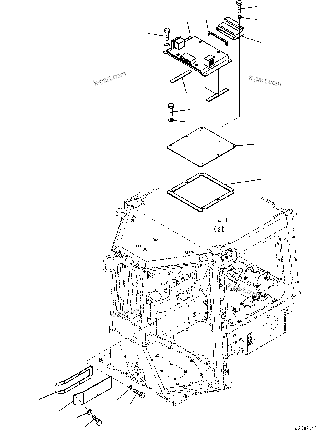Komatsu parts book diagram for D65PX-16 S/N 80001-UP: МЫ ? МЪ ?С  ?КЮ ?, ( ?НЯЪ ?А ј ?Д А ?Э АІМЯ)(#80001-)