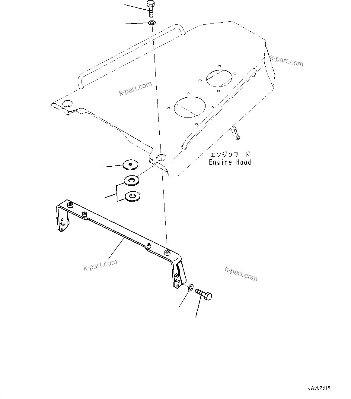 Komatsu parts book diagram for D65PX-16 S/N 80001-UP: МЫЭД  ?Ю ?ДЮ ёЮЩ ?МЯ, М ?ДЮ  ?ОЯ ?Д, ‘O•ы(#80001-)
