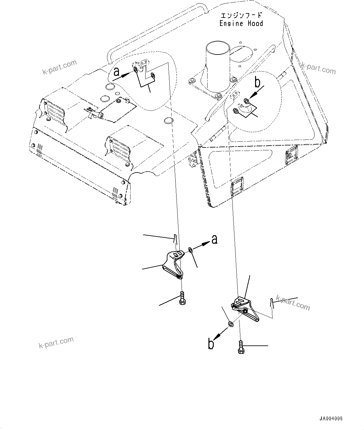 Komatsu parts book diagram for D65PX-16 S/N 80001-UP: МЫЭД  ?Ю ?ДЮ ёЮЩ ?МЯ, М ?ДЮ  ?ІДЮ  ?КЮ  ? ЫЇё(#80001-)