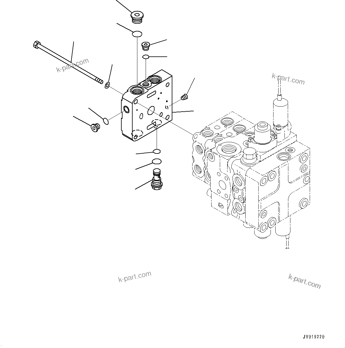 Komatsu parts book diagram for D65PX-16 S/N 80001-UP: МЄЭАЮ ёЮЩ ?МЯ, єЭДЫ ?Щ КЮЩМЮ, 3 КЮЩМЮ (4/10)(#80932-)