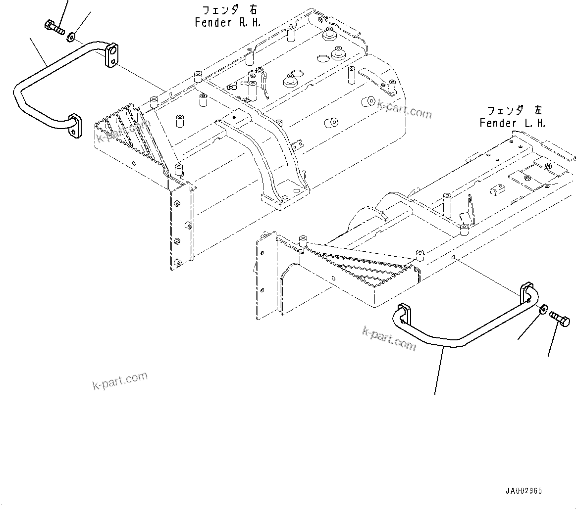 Komatsu parts book diagram for D65PX-16 S/N 80001-UP: МЄЭАЮ ёЮЩ ?МЯ, КЭДЮЪ ?Щ(#80001-)