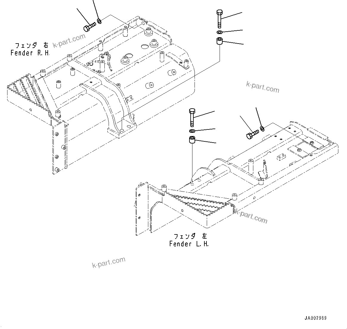 Komatsu parts book diagram for D65PX-16 S/N 80001-UP: МЄЭАЮ ёЮЩ ?МЯ, Ћж•T‚Ї(#80001-)