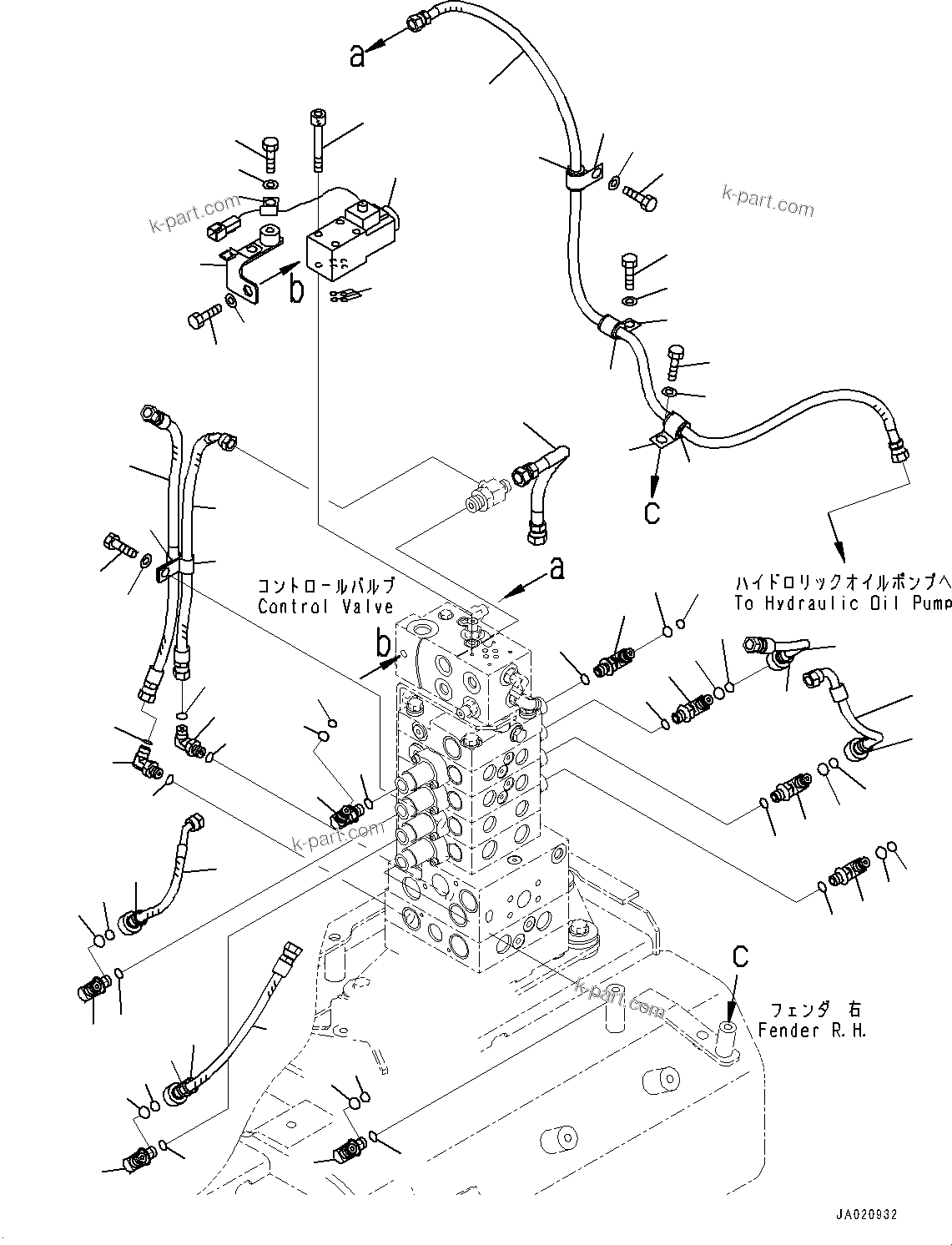 Komatsu parts book diagram for D65PX-16 S/N 80001-UP: МЄЭАЮ ёЮЩ ?МЯ, єЭДЫ ?Щ КЮЩМЮ ЅГ ?ШЭёЮ ”ZЉЗ (КЯЬ ? БЩД ЛЯЇБ ДЮ ? ?Ю, Њг•ы 1  ?АЇБТЭД •T)(#80001-)