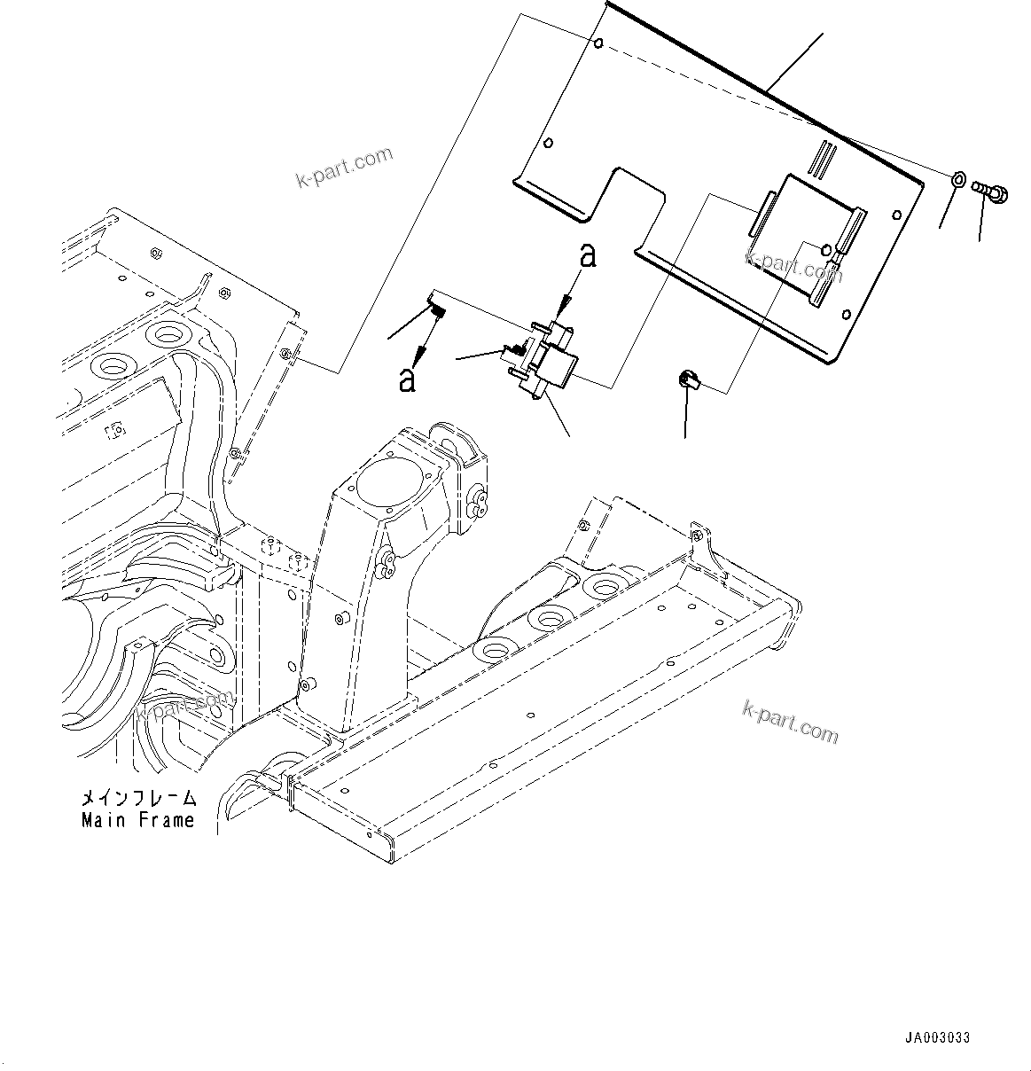 Komatsu parts book diagram for D65PX-16 S/N 80001-UP: ШФ ?  ?КЮ ?, (Њг•ы 1  ?АЇБТЭД •T)(#80001-)