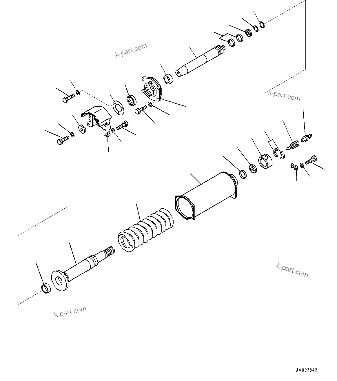 Komatsu parts book diagram for D65PX-16 S/N 80001-UP: ?ІДЮЧ ёЇј ?Э, (#80001-81465)