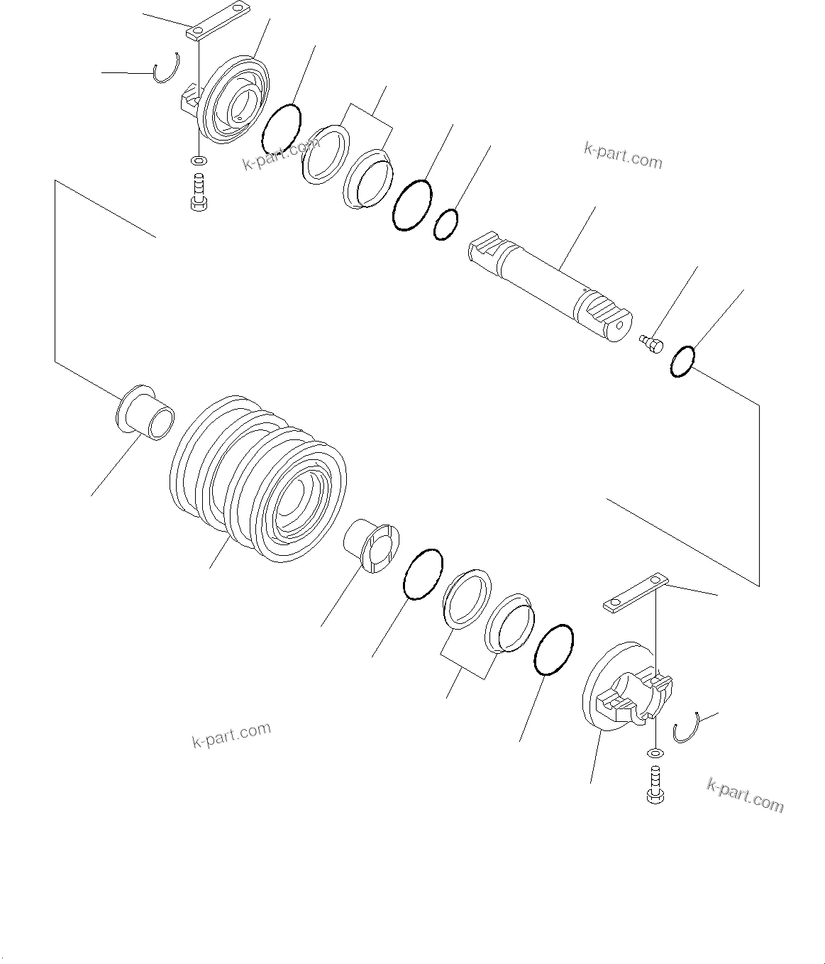 Komatsu parts book diagram for D65PX-16 S/N 80001-UP: ДЧЇёЫ ?Ч, АЮМЮЩ Ы ?Ч(#80012-)