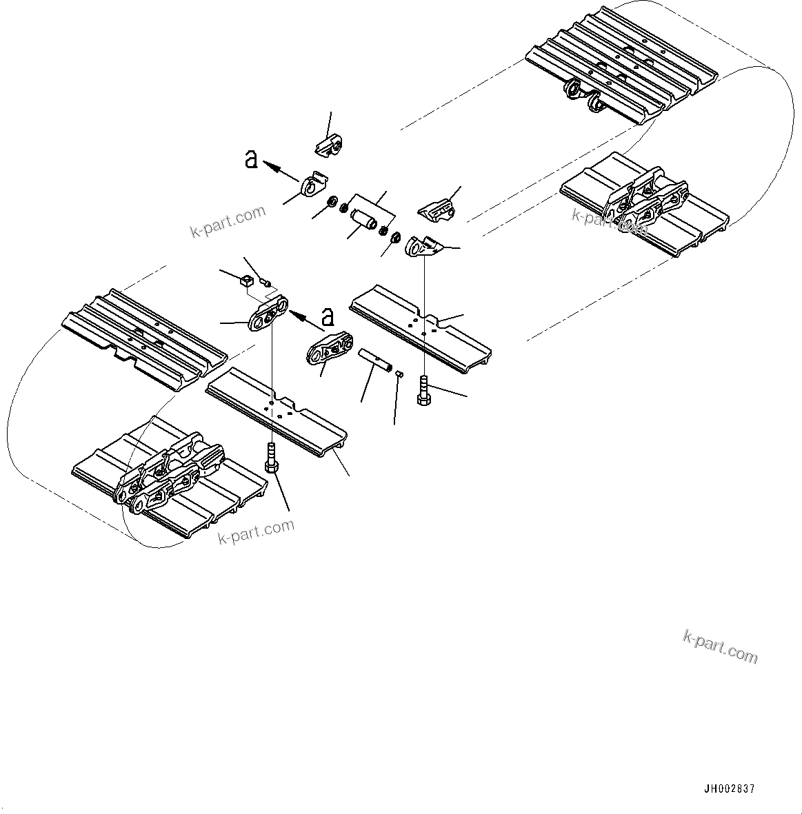Komatsu parts book diagram for D65PX-16 S/N 80001-UP: ДЧЇё ј ? ?  ?ѕЭМЮШ, (јЭёЮЩ ёЮЫ ? ? ј ? ?, 915MM•ќ,  ?ІЩ••“ьАІМЯ, ‹ ?‰ ? ШЭё, 90 ѕЇД)(#80001-)