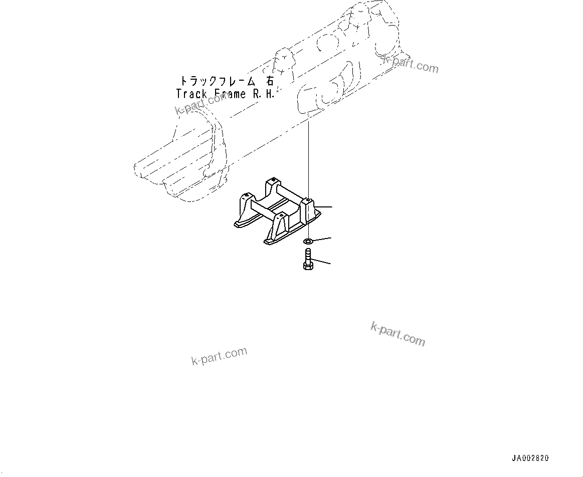 Komatsu parts book diagram for D65PX-16 S/N 80001-UP: ДЧЇёЫ ?Ч  ?Ю ?ДЮ, (#80001-)