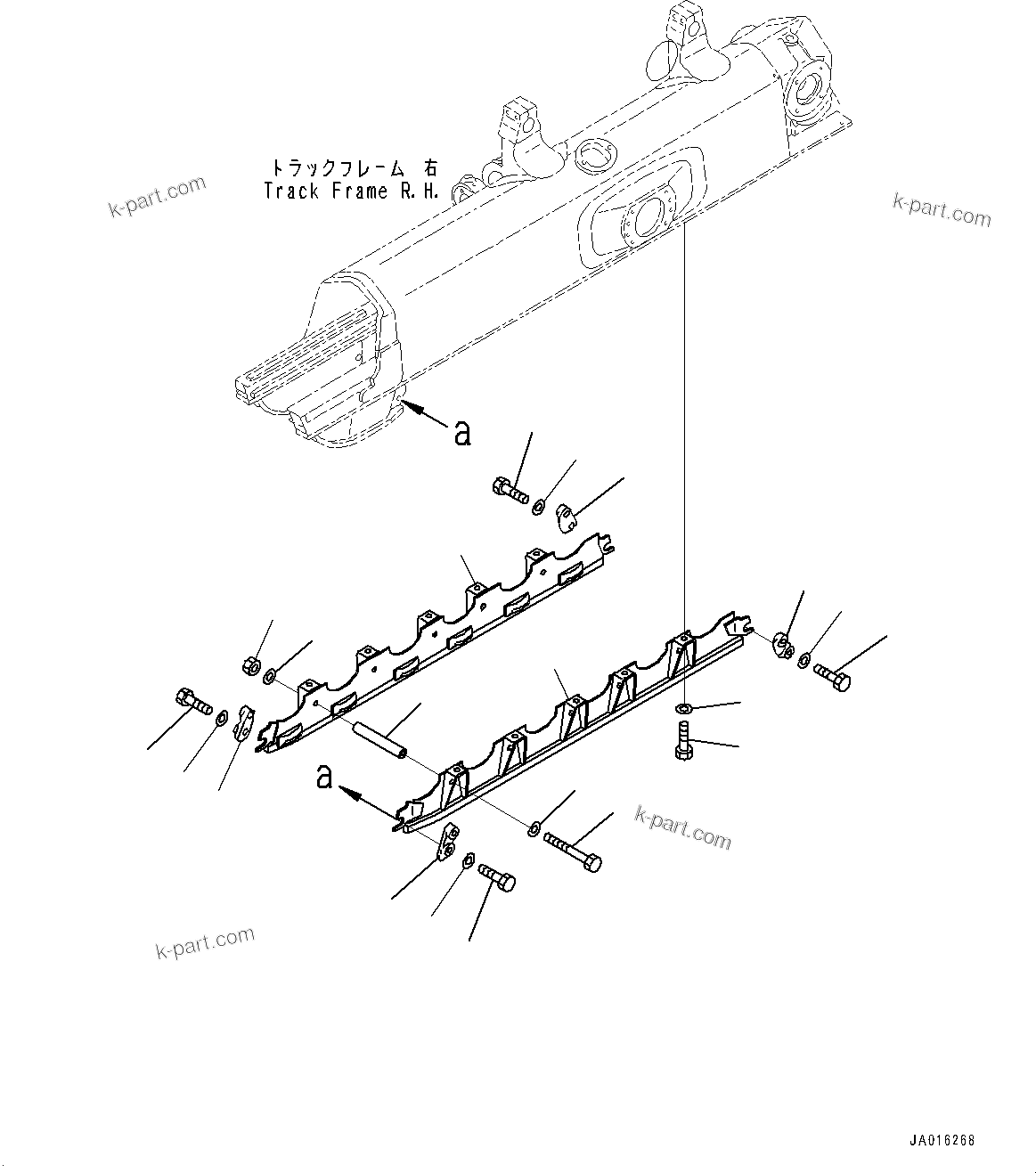 Komatsu parts book diagram for D65PX-16 S/N 80001-UP: ДЧЇёЫ ?Ч  ?Ю ?ДЮ, (•ЄЉ„ МЩ АІМЯ, PLUS АІМЯ ДЧЇё ј ? ?)(#80001-)