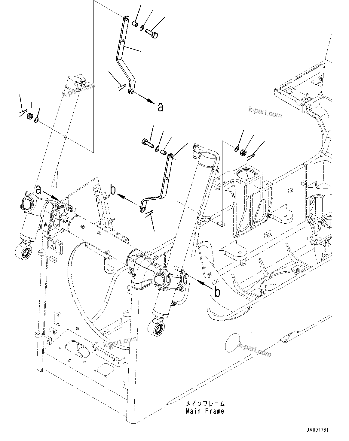 Komatsu parts book diagram for D65PX-16 S/N 80001-UP: ДЮ ? ?Ю МЮЪ ?ДЮ ШМД јШЭАЮ, јШЭАЮ ЊЕ’и•”•I (КЯЬ ?  ?ЭёЮЩ КЯЬ ? БЩД ДЮ ? ?Ю, ІЭ ?ІДЮ МЪ ?С •T)(#80001-)