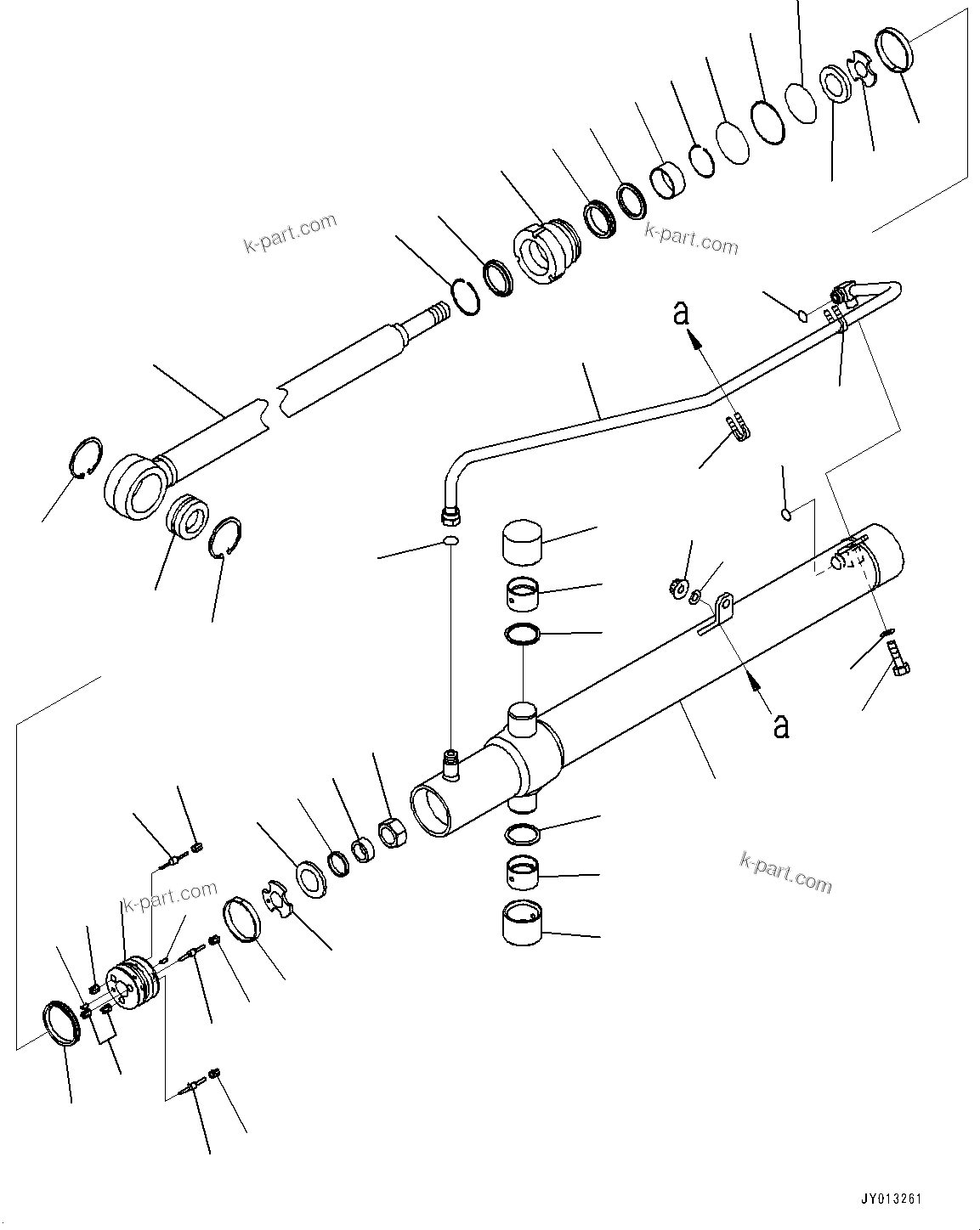 Komatsu parts book diagram for D65PX-16 S/N 80001-UP: ДЮ ? ?Ю МЮЪ ?ДЮ ШМД јШЭАЮ, ‰E (КЯЬ ?  ?ЭёЮЩ КЯЬ ? БЩД ДЮ ? ?Ю, ІЭ ?ІДЮ МЪ ?С •T)(#80001-)