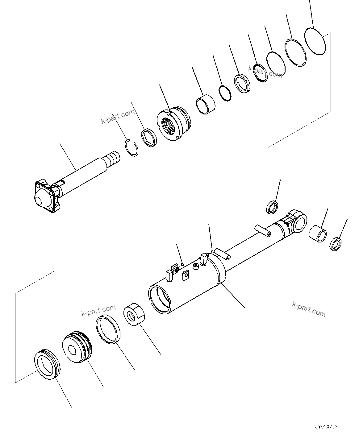 Komatsu parts book diagram for D65PX-16 S/N 80001-UP: ДЮ ? ?Ю МЪ ?С ЉЦ?A•”•I, ЛЯЇБ јШЭАЮ Ќ\ђ ?•”•I(#80001-)
